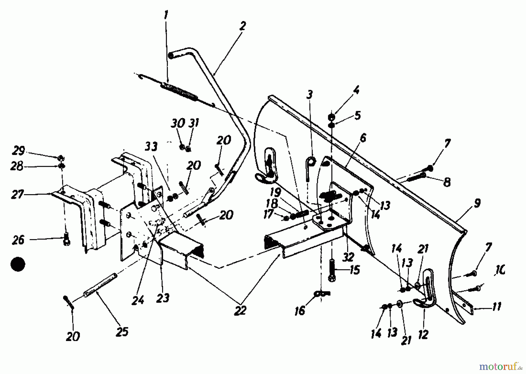  MTD Zubehör Zubehör Garten- und Rasentraktoren Räumschild für 300 Serie (42