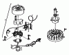 Gutbrod BM 100-2/G 07507.01 (1990) Ersatzteile Gebläsegehäuse, Schwungrad, Starter, Tank, Zündung