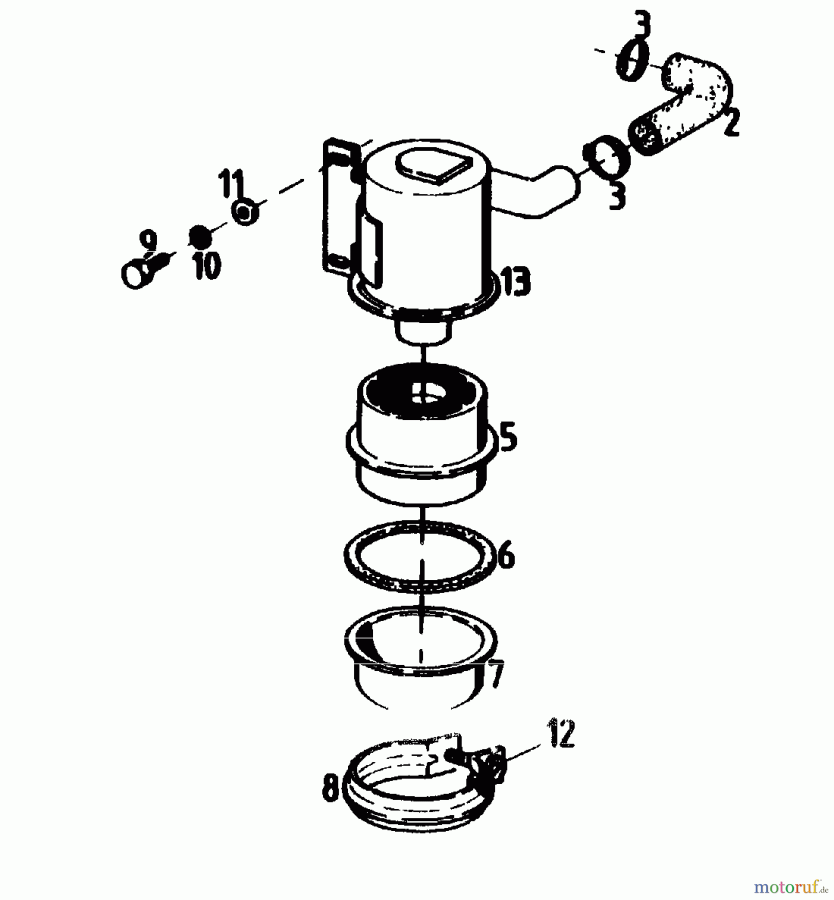  Gutbrod Balkenmäher BM 100-2/G 07507.01  (1990) Luftfilter