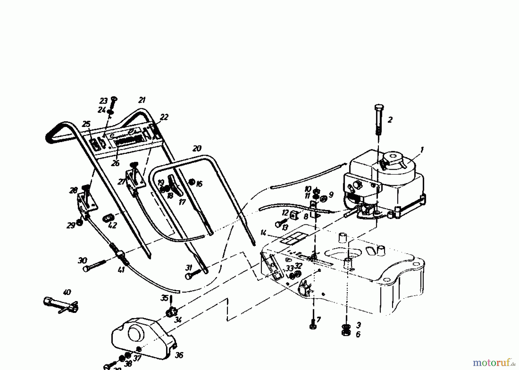  Gutbrod Schneeräumer SR 800 02888.05  (1991) Holm