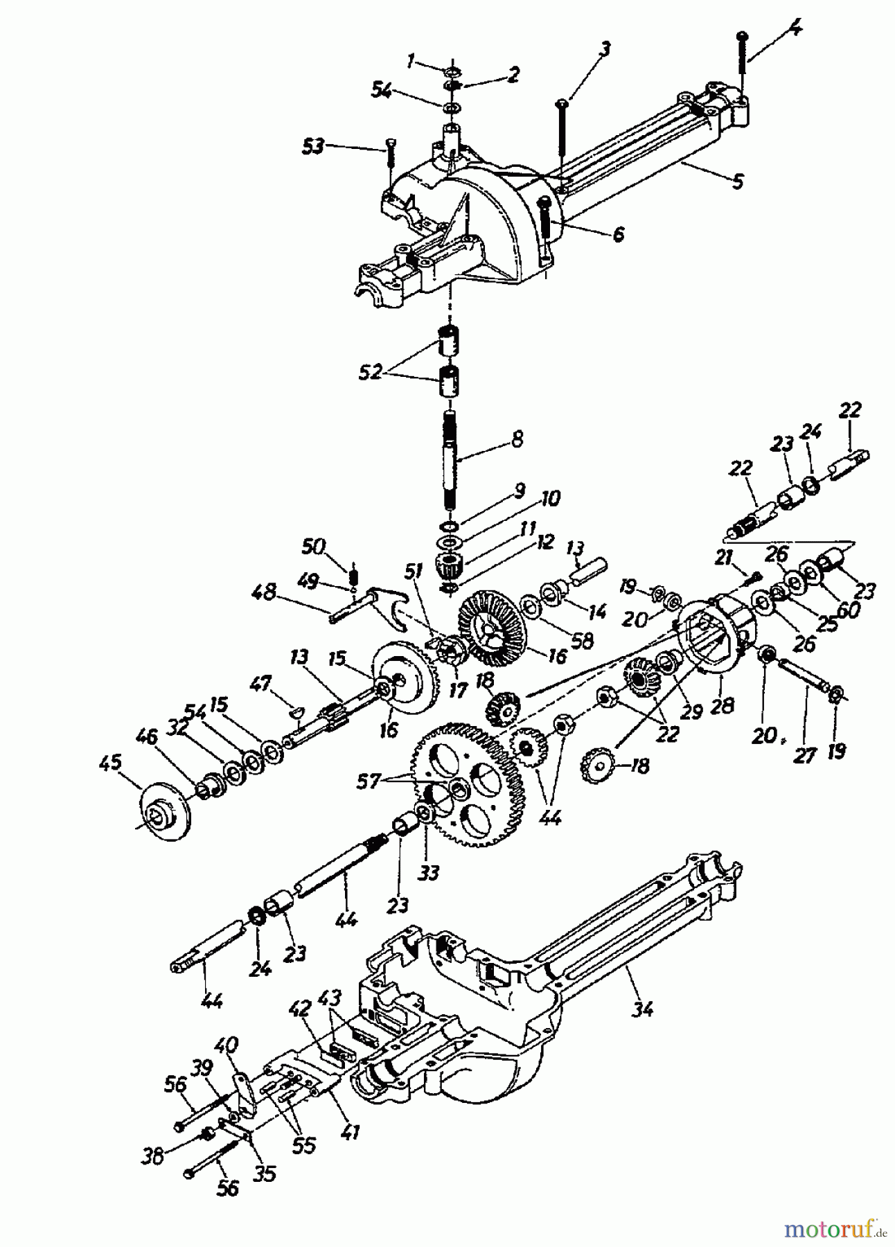  Raiffeisen Rasentraktoren 11 N 132-430E628  (1992) Getriebe 618-0024
