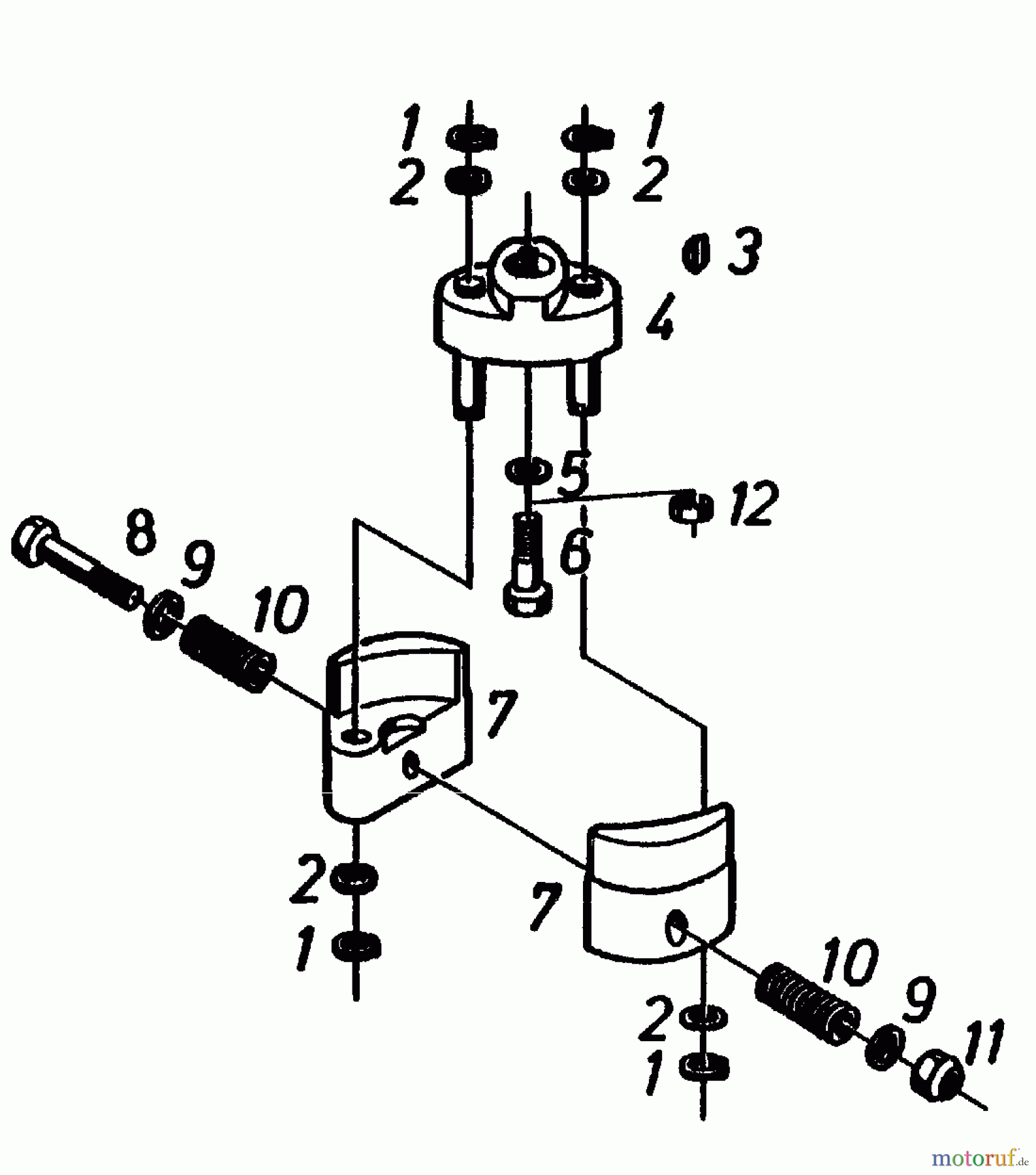  Gutbrod Balkenmäher BM 100-2/G 07507.01  (1992) Kupplung