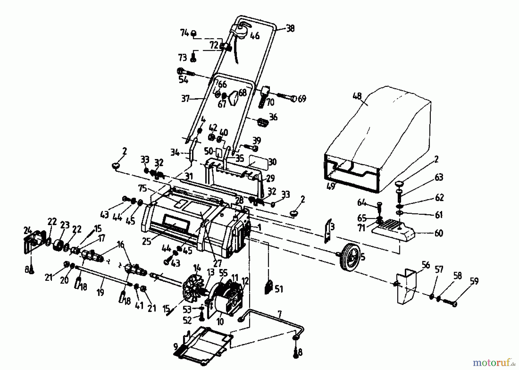  Golf Elektrovertikutierer 133 VE 02826.01  (1993) Grundgerät