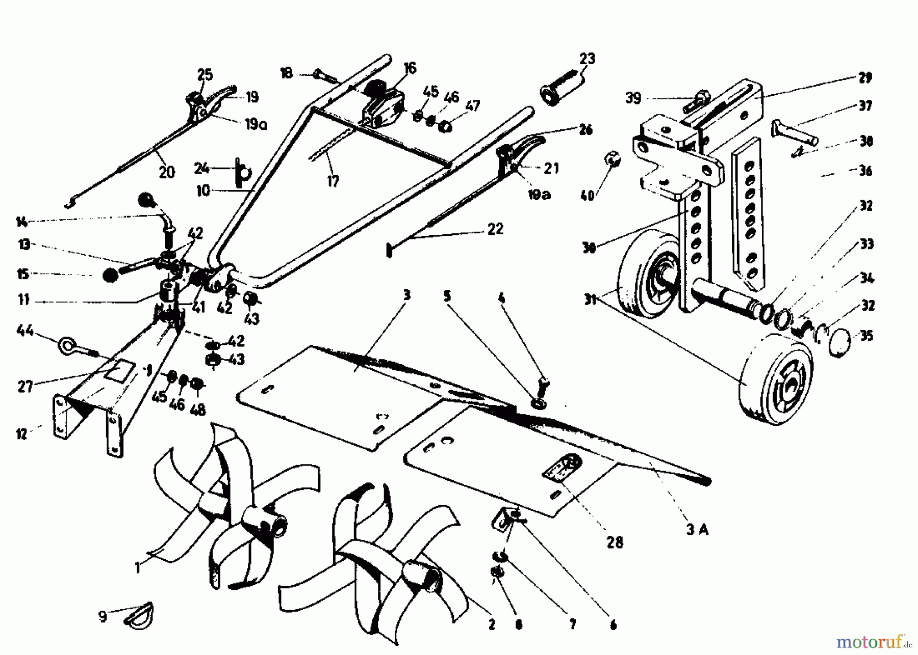  Golf Motorhacken 162 MS 4 07514.04  (1993) Hacksterne, Holm