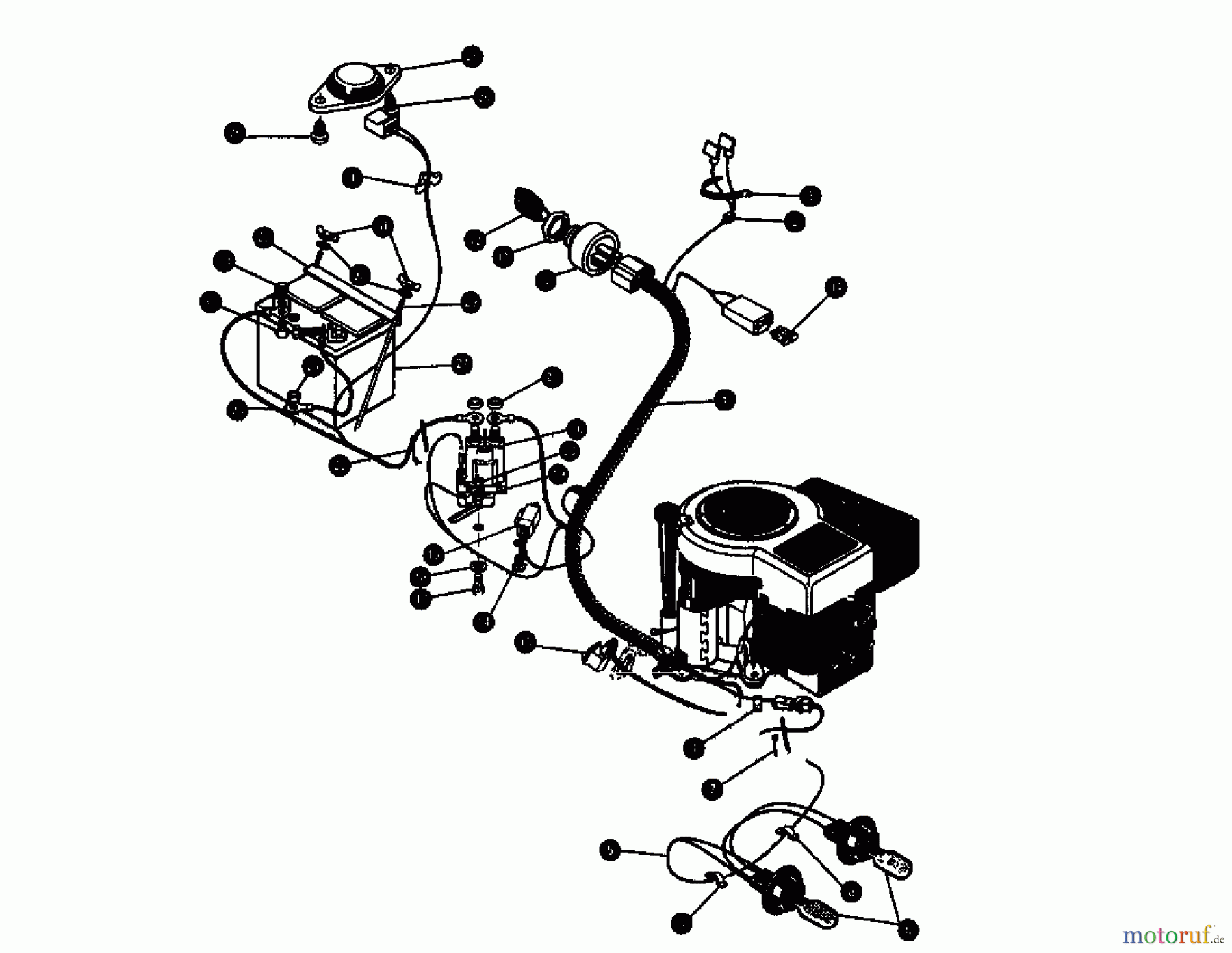  Gutbrod Rasentraktoren RSB 80-10 04015.09  (1993) Elektroteile