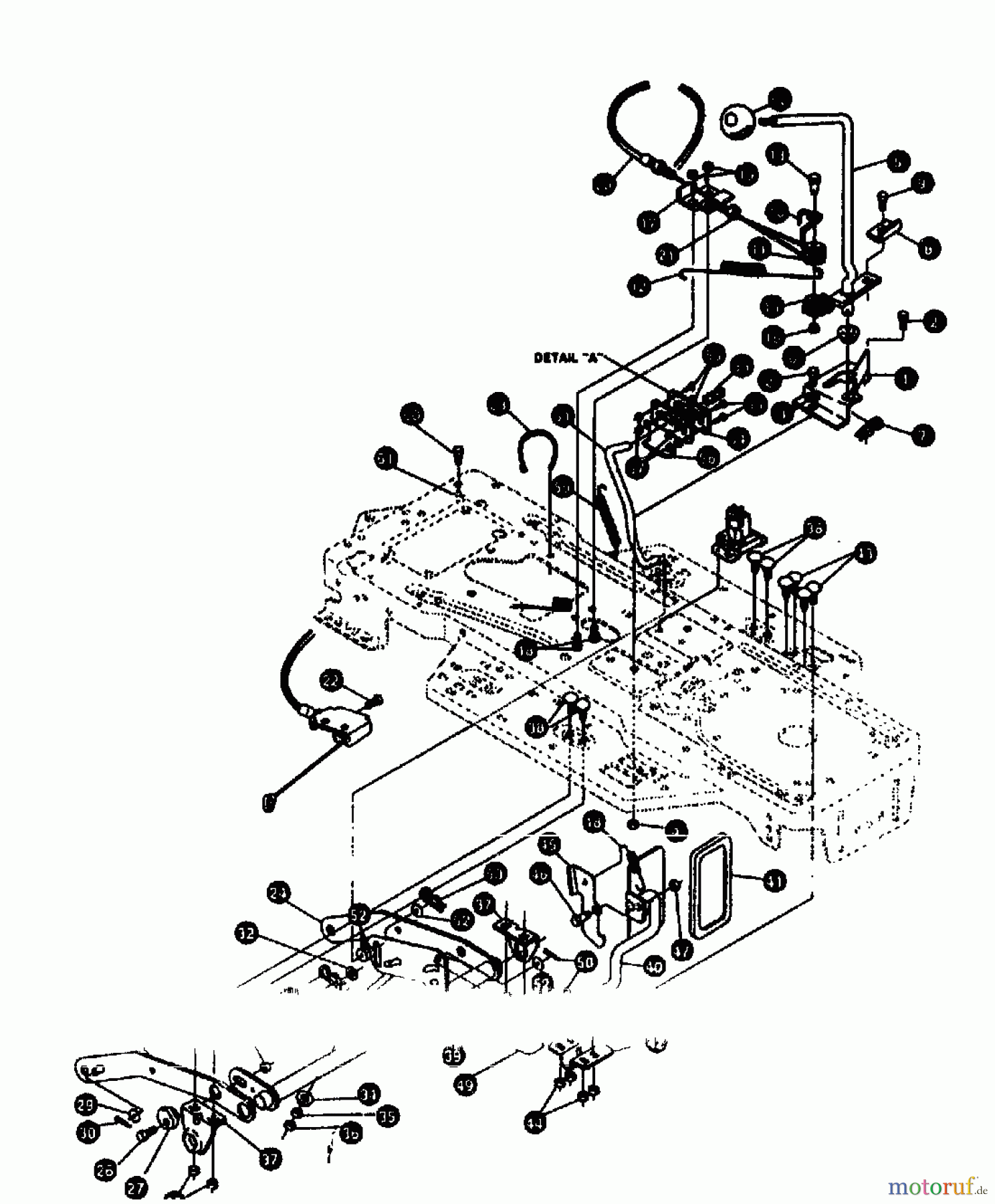  Gutbrod Rasentraktoren RSB 110-16 H 00097.02  (1994) Mähwerksaushebung