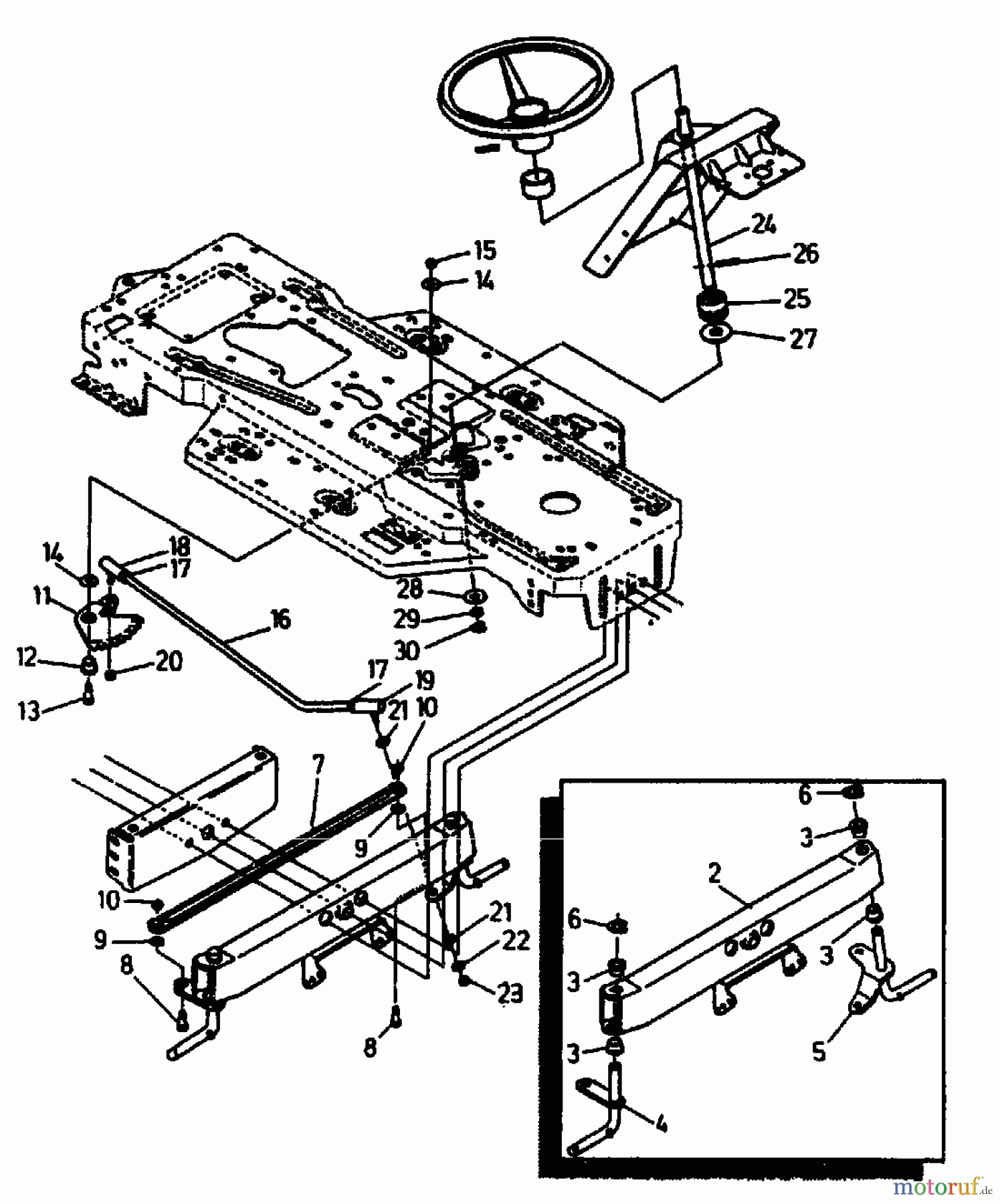  Gutbrod Rasentraktoren RSB 100-12 00097.05  (1994) Vorderachse