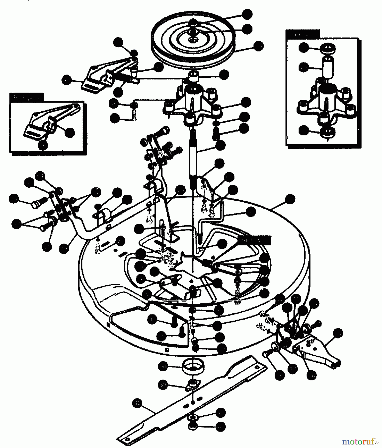  Gutbrod Rasentraktoren RSB 80-10 04015.09  (1994) Mähwerk 80cm