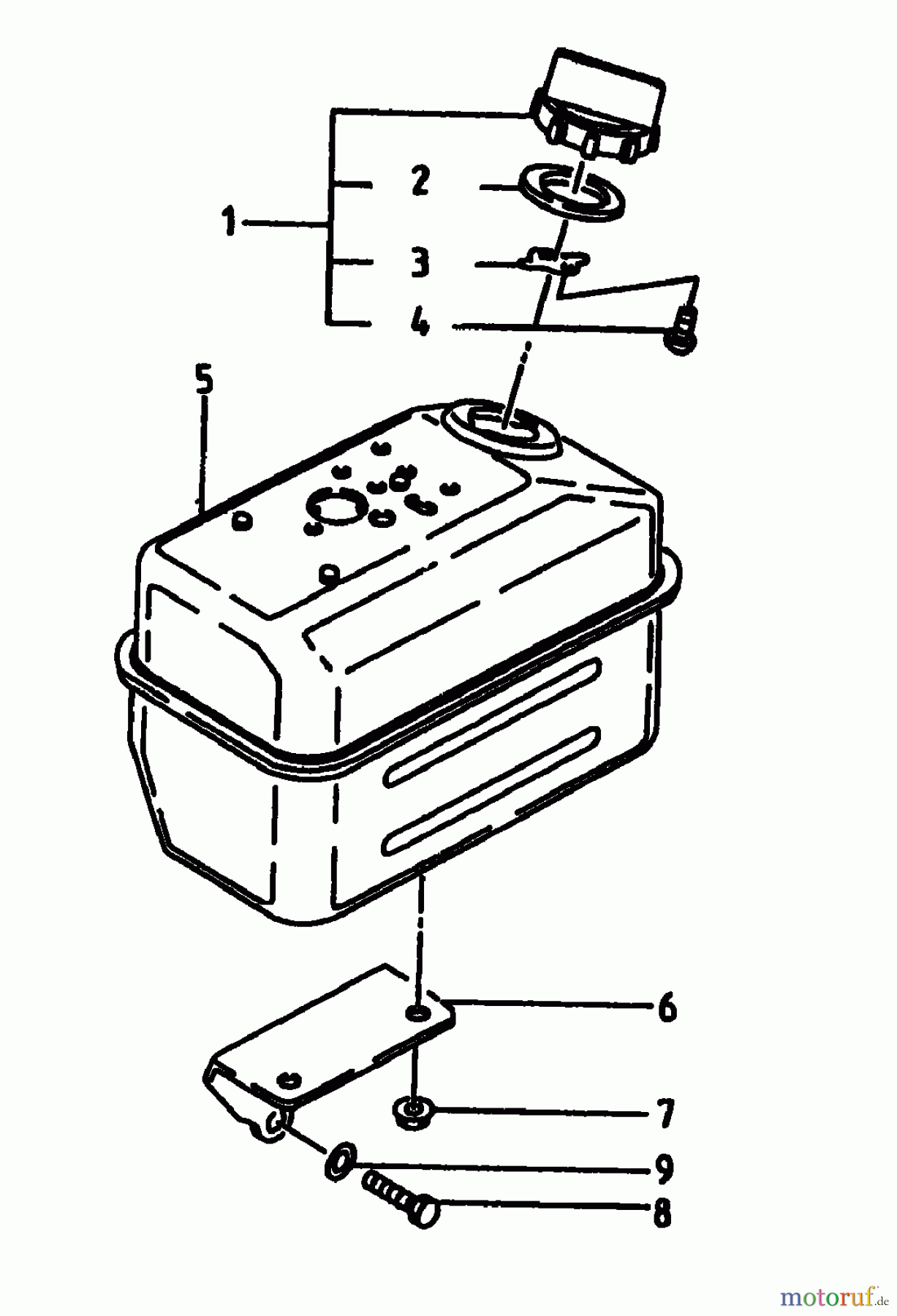  Gutbrod Balkenmäher BM 107 07517.03  (1994) Tank