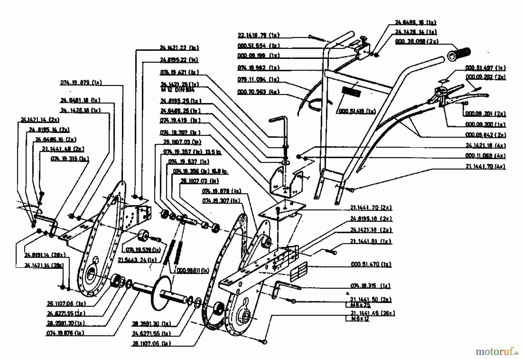  Gutbrod Motorhacken MB 62-52 07518.02  (1994) Grundgerät