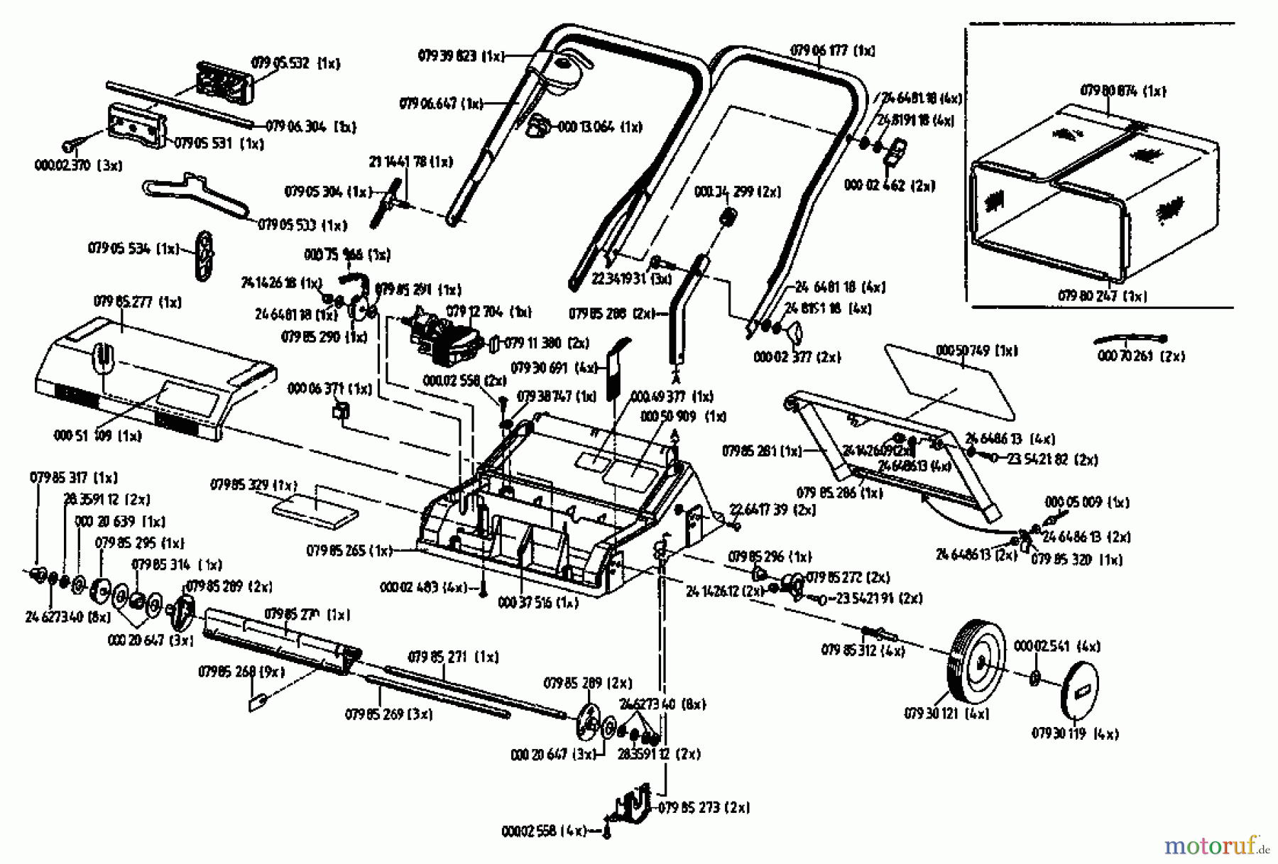  Gutbrod Elektrovertikutierer VE 28 02805.02  (1994) Grundgerät