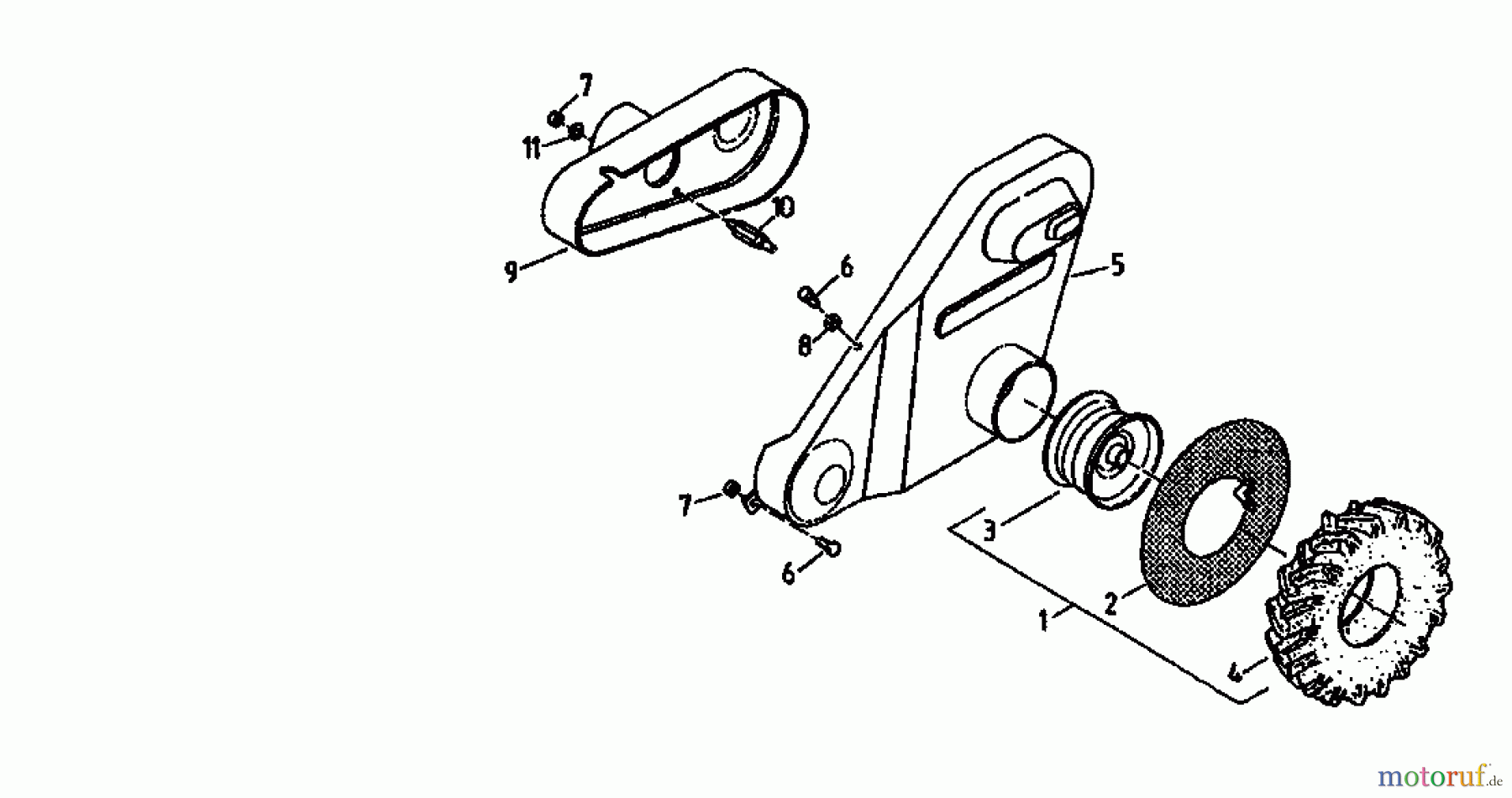  Gutbrod Balkenmäher BM 91 07517.04  (1995) Räder