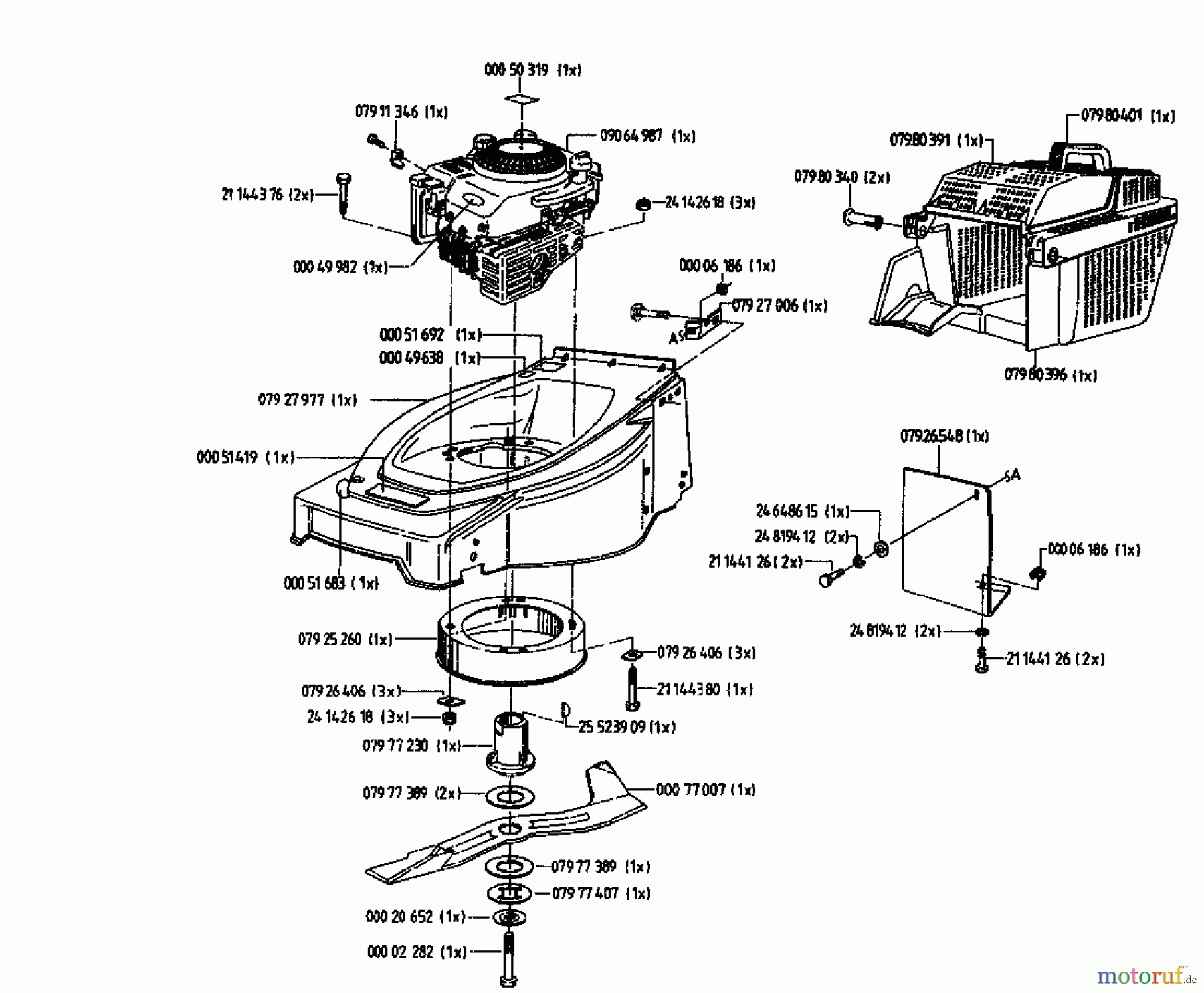  Gutbrod Motormäher HB 42 L 04028.02  (1995) Grundgerät