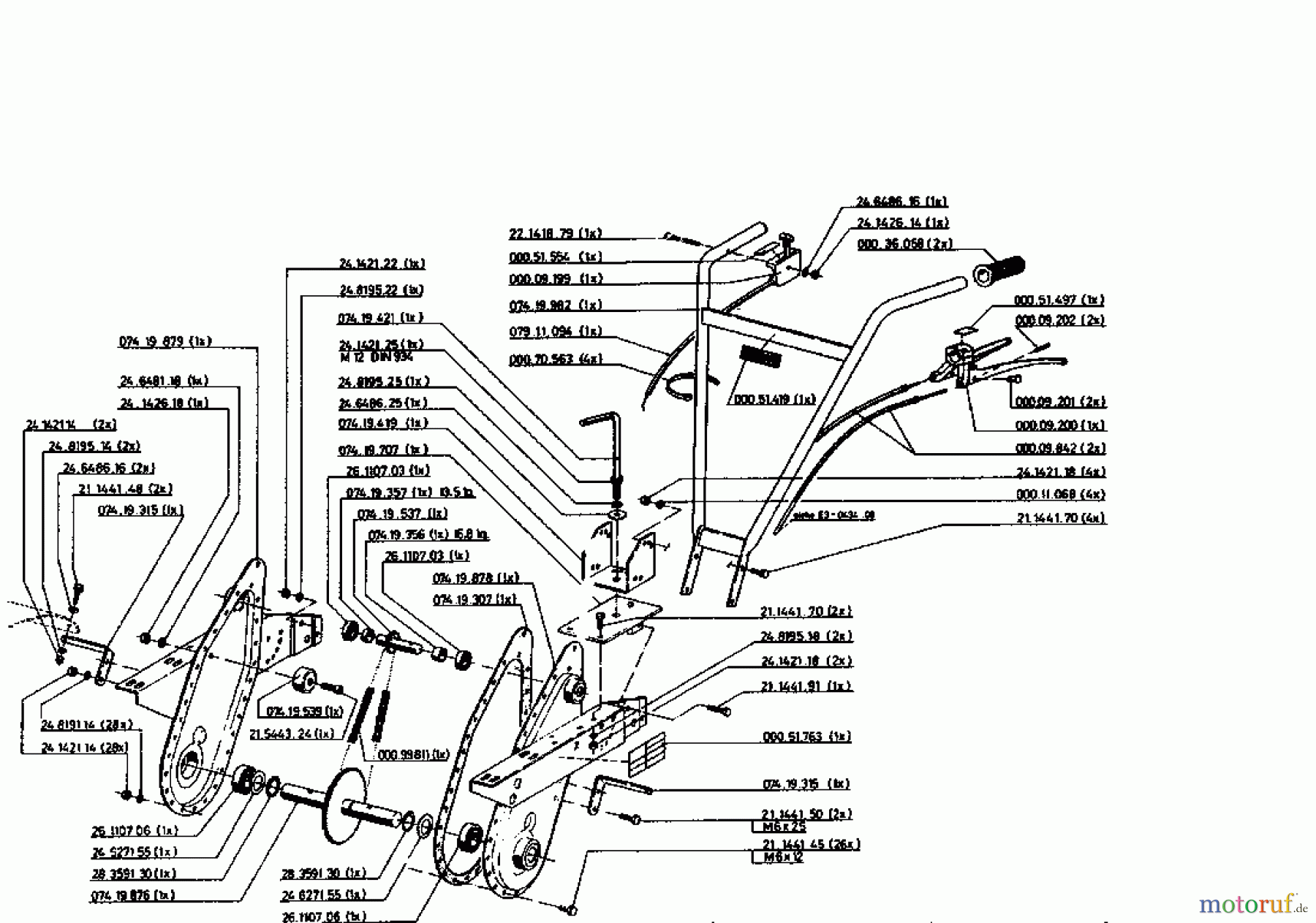  Gutbrod Motorhacken MB 62-52 07518.02  (1995) Grundgerät