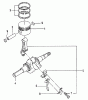 Gutbrod BM 91 07517.04 (1996) Ersatzteile Kolben, Kurbelwelle