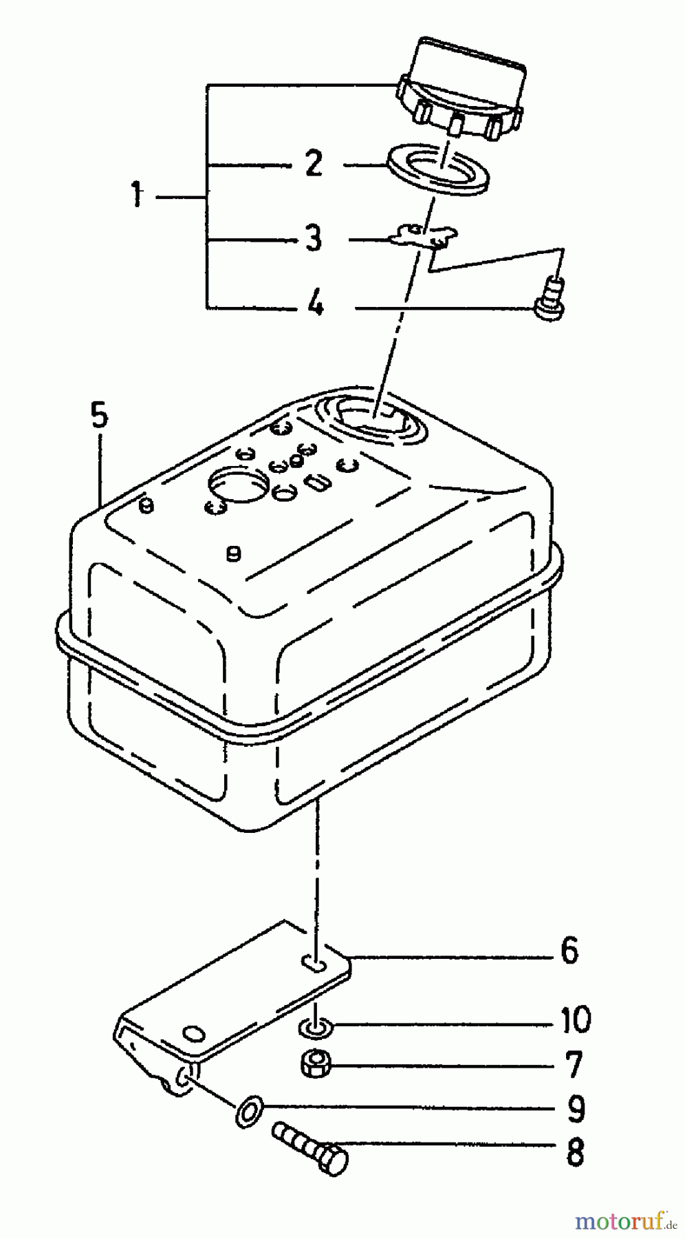  Gutbrod Balkenmäher BM 91 07517.04  (1996) Tank