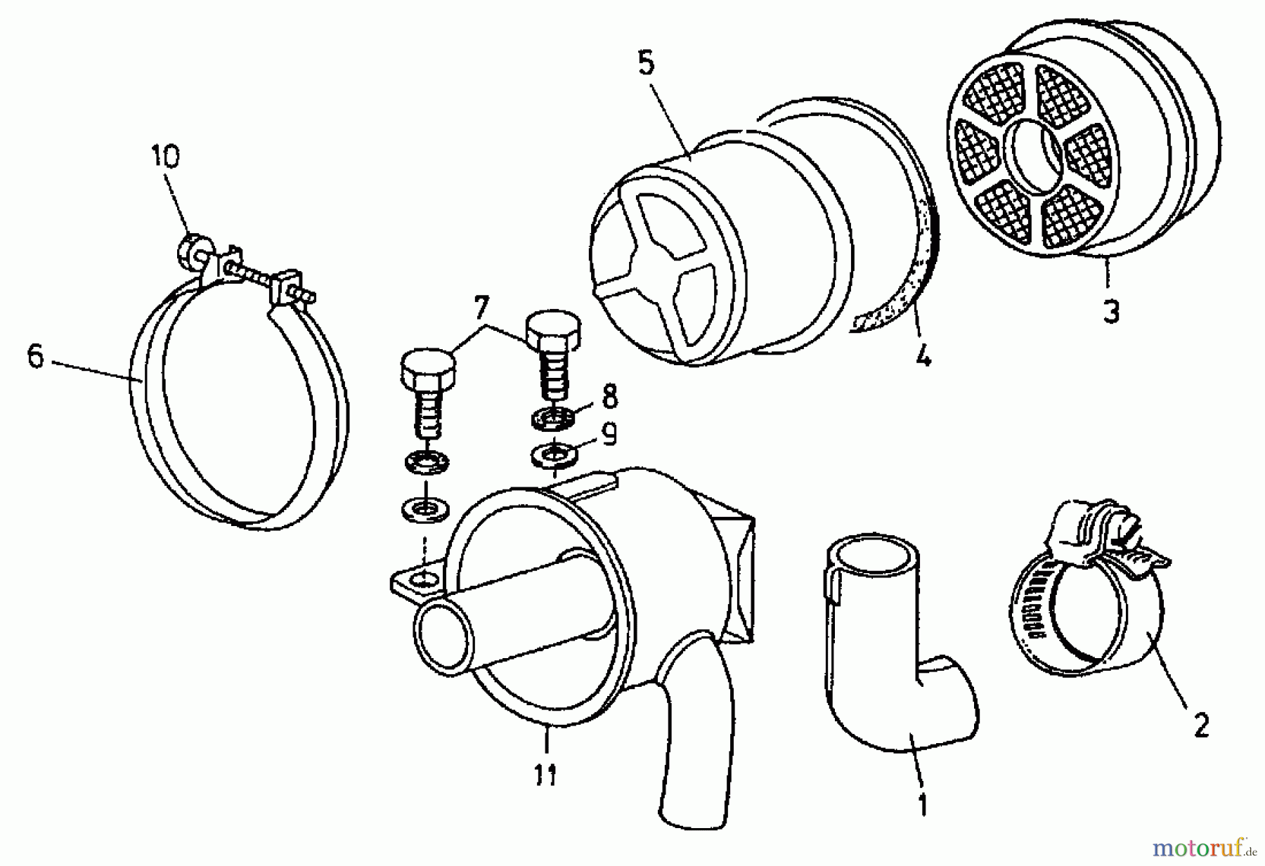  Gutbrod Balkenmäher BM 100-2/G 07508.06  (1996) Luftfilter