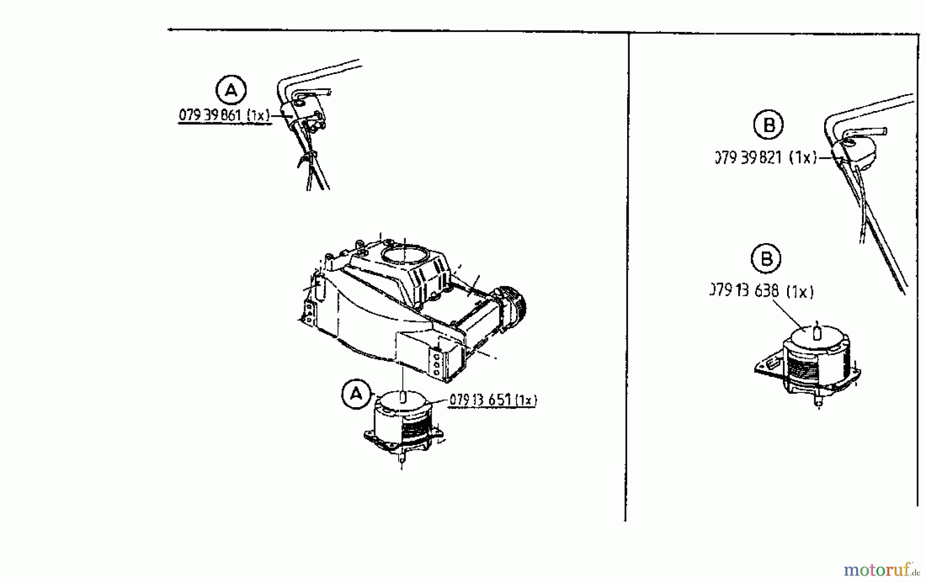  Golf Elektromäher Fun 04039.05  (1996) Holm