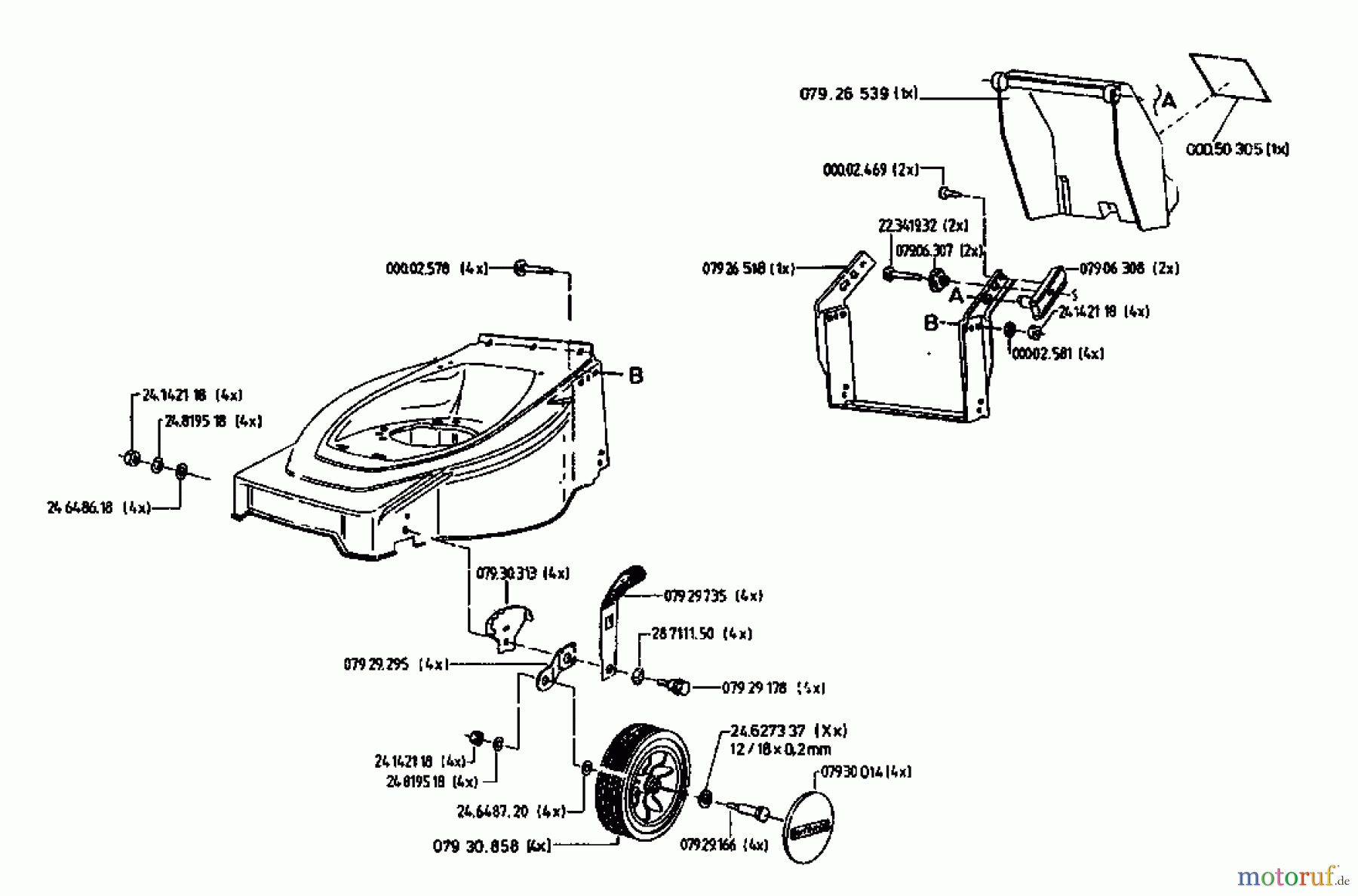  Gutbrod Elektromäher HE 42 04030.01  (1996) Grundgerät