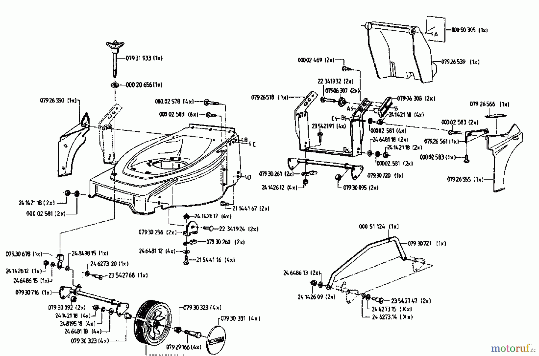  Gutbrod Elektromäher HE 42 L 04030.03  (1996) Grundgerät