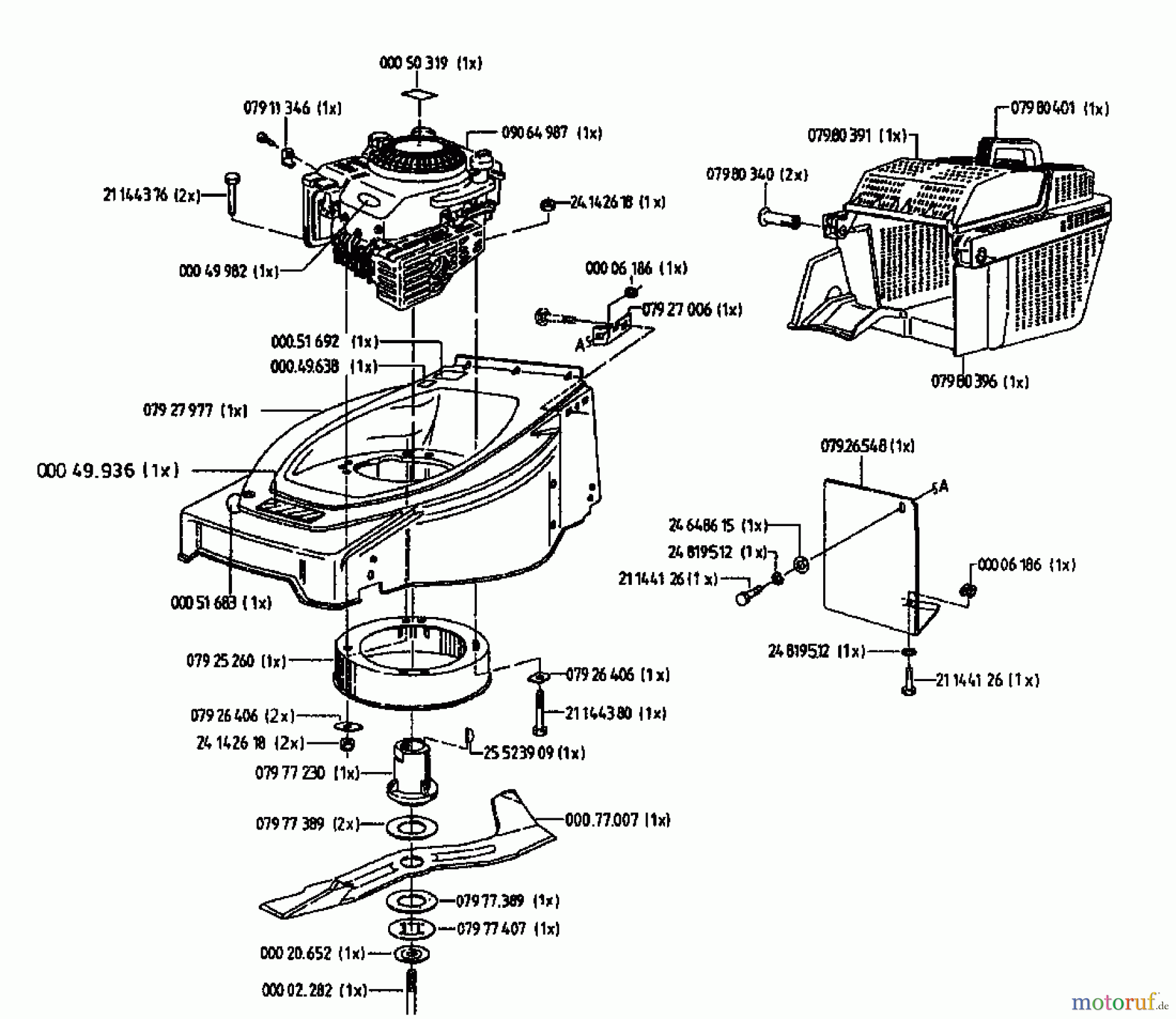  Gutbrod Motormäher HB 42 L 04028.02  (1996) Grundgerät