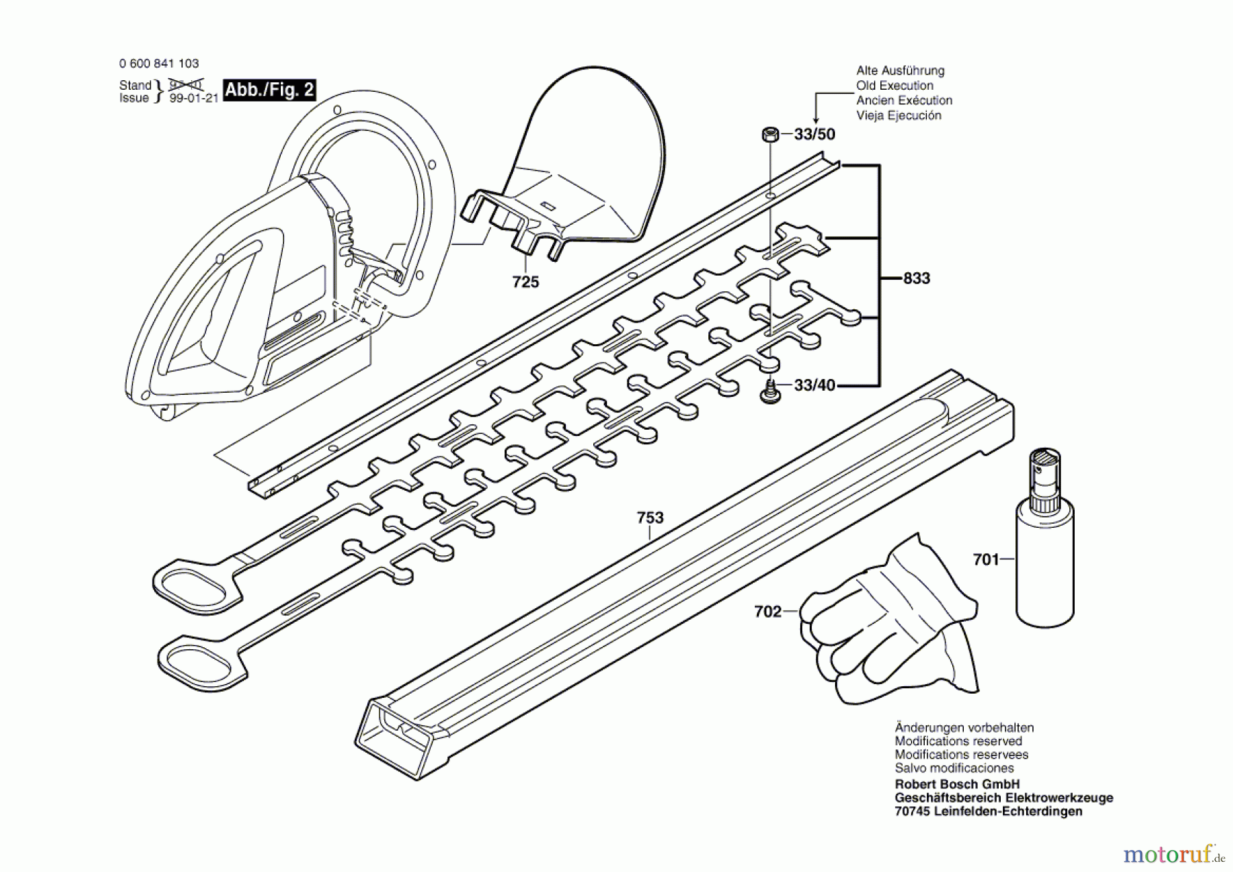  Bosch Gartengeräte Heckenschere AHS 48 Seite 2