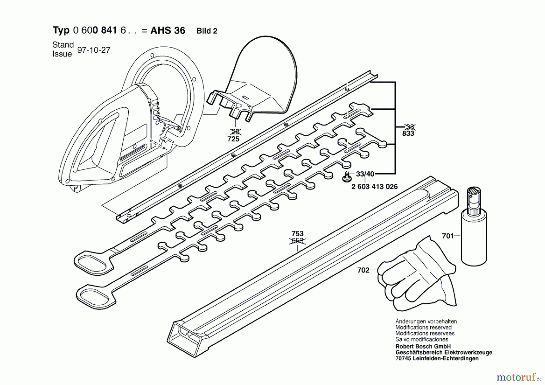  Bosch Gartengeräte Heckenschere AHS 36 Seite 2