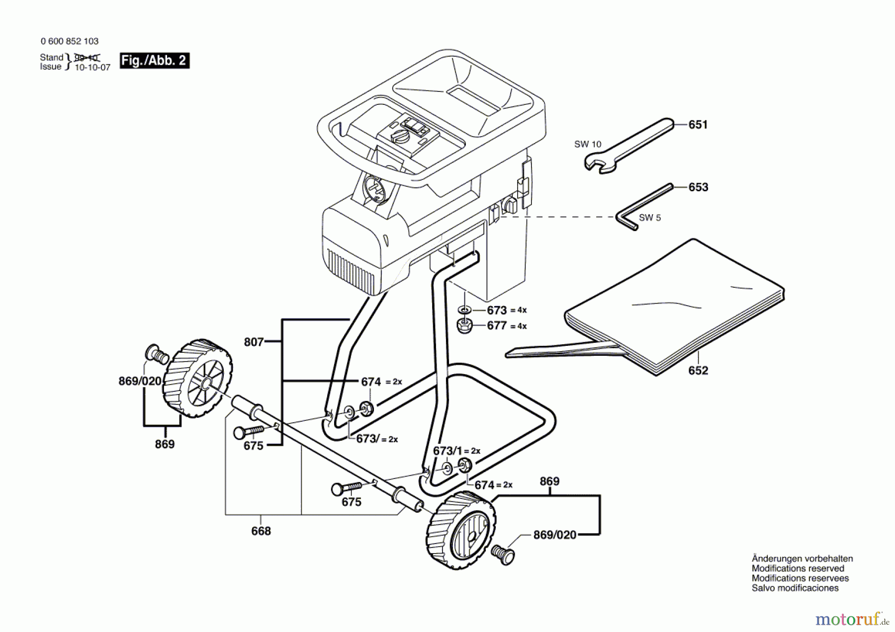  Bosch Gartengeräte Häcksler AXT 2500 HP Seite 2