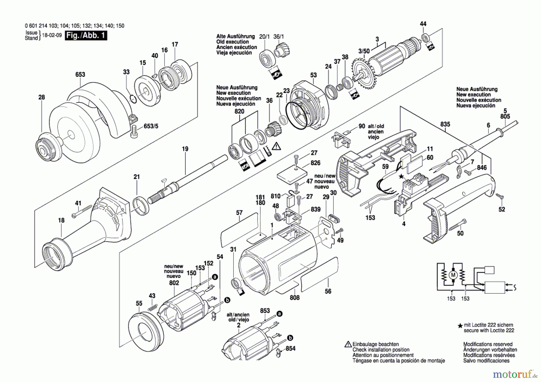  Bosch Werkzeug Geradschleifer GGS 6 S Seite 1