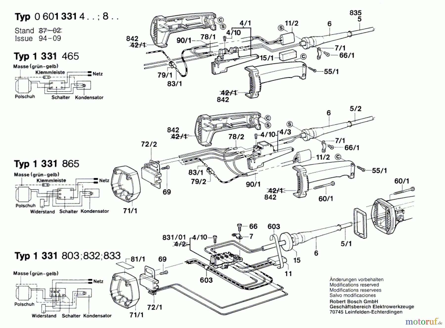  Bosch Werkzeug Winkelschleifer ---- Seite 3