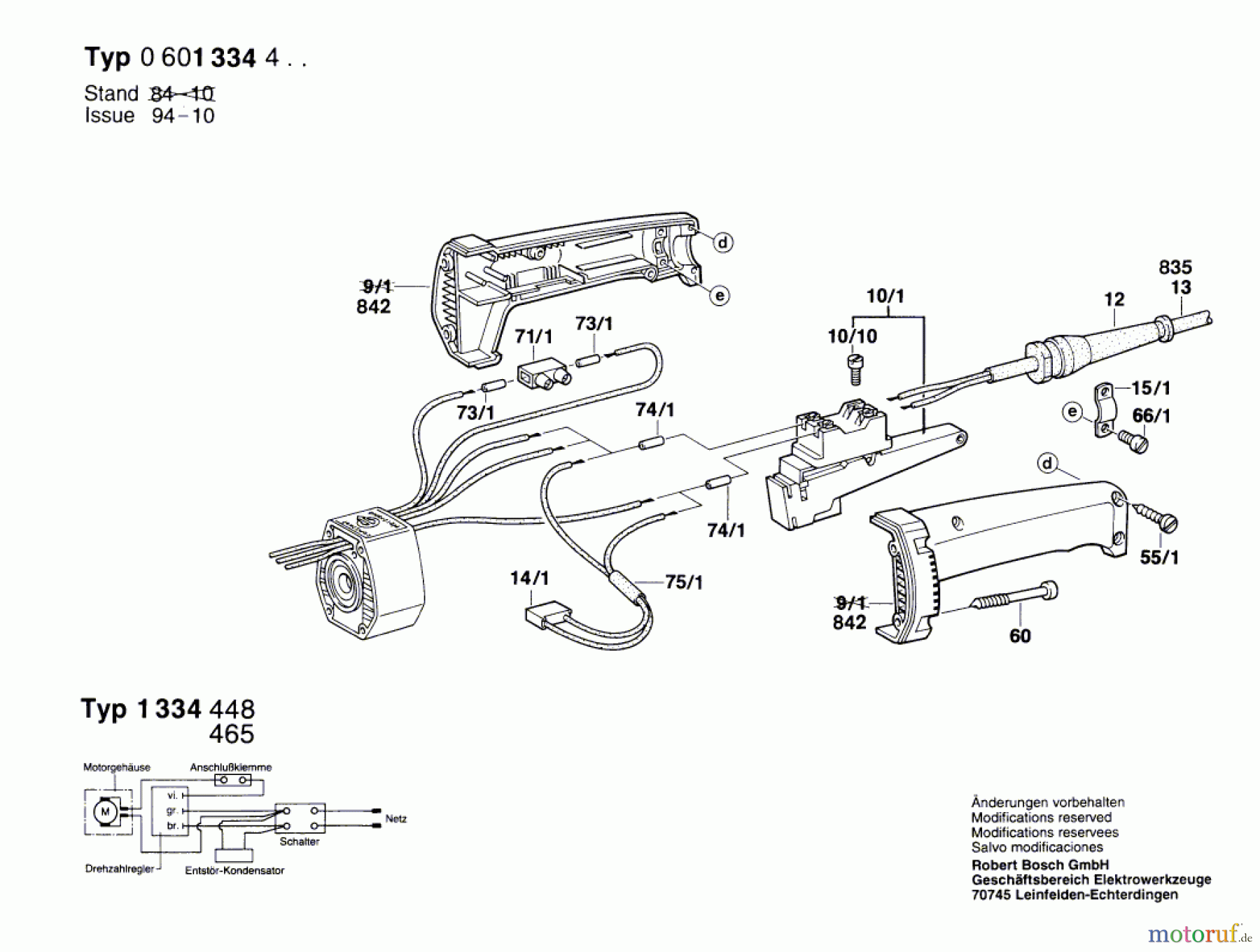  Bosch Werkzeug Winkelschleifer ---- Seite 3