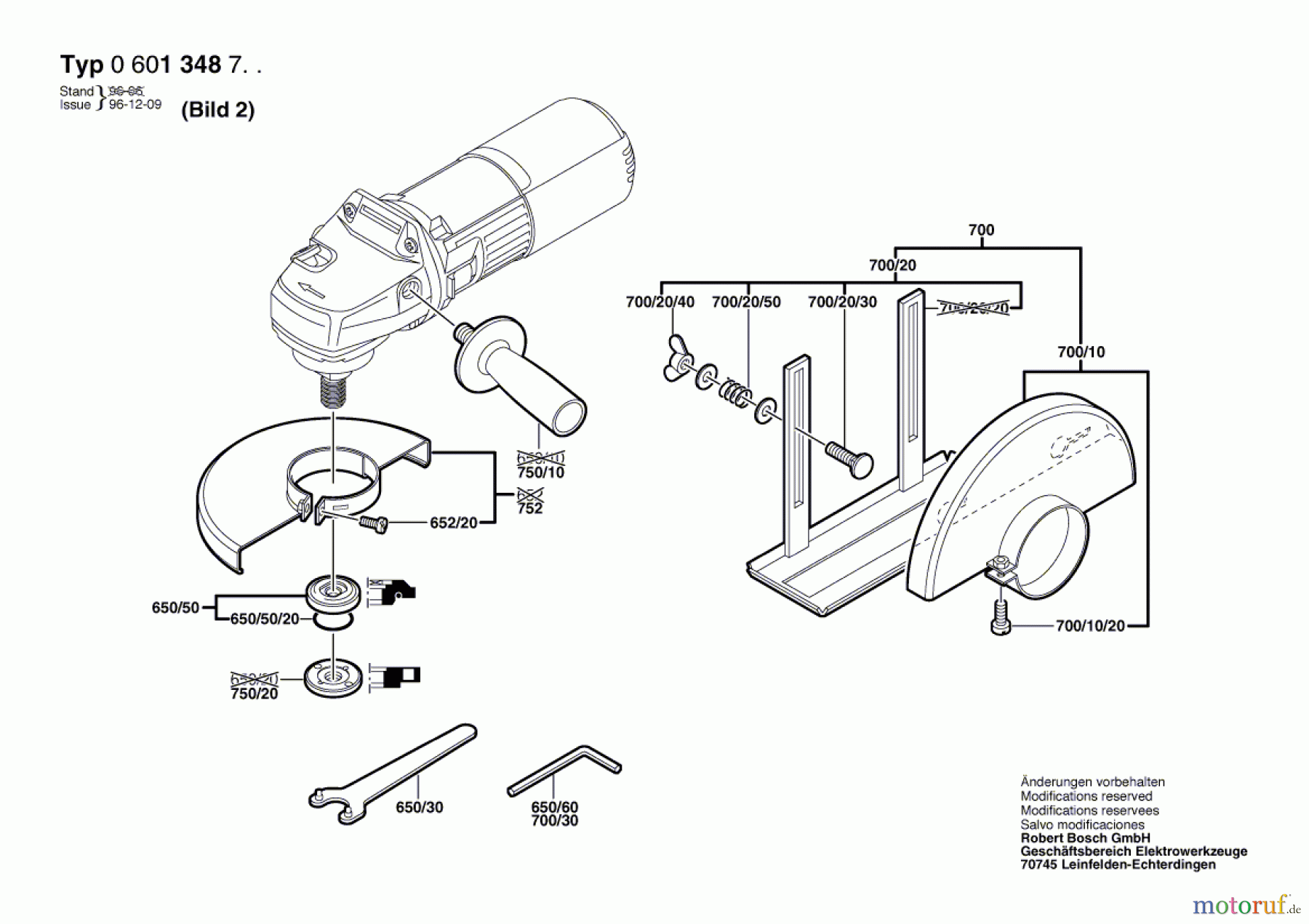  Bosch Werkzeug Winkelschleifer ---- Seite 2