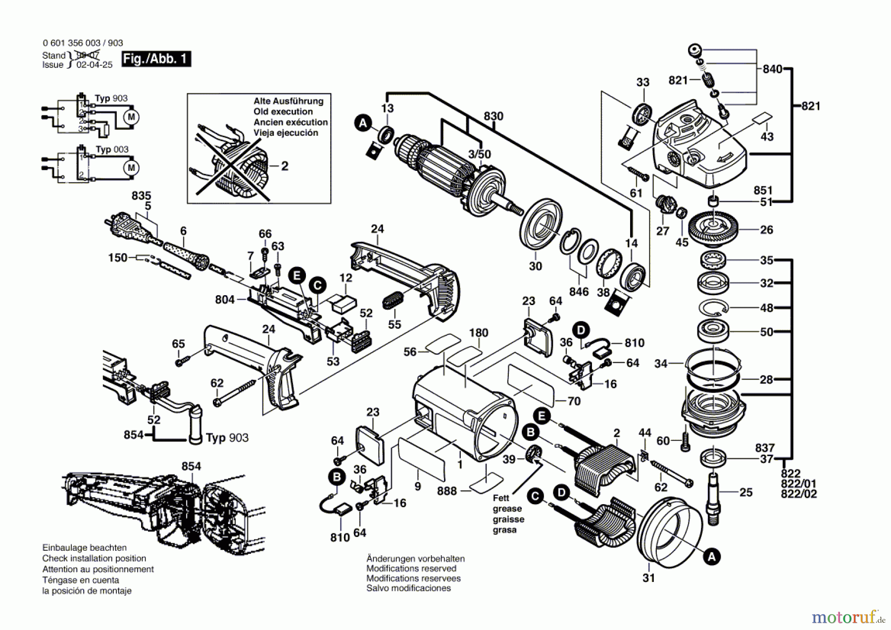  Bosch Werkzeug Winkelschleifer GWS 20-180 Seite 1