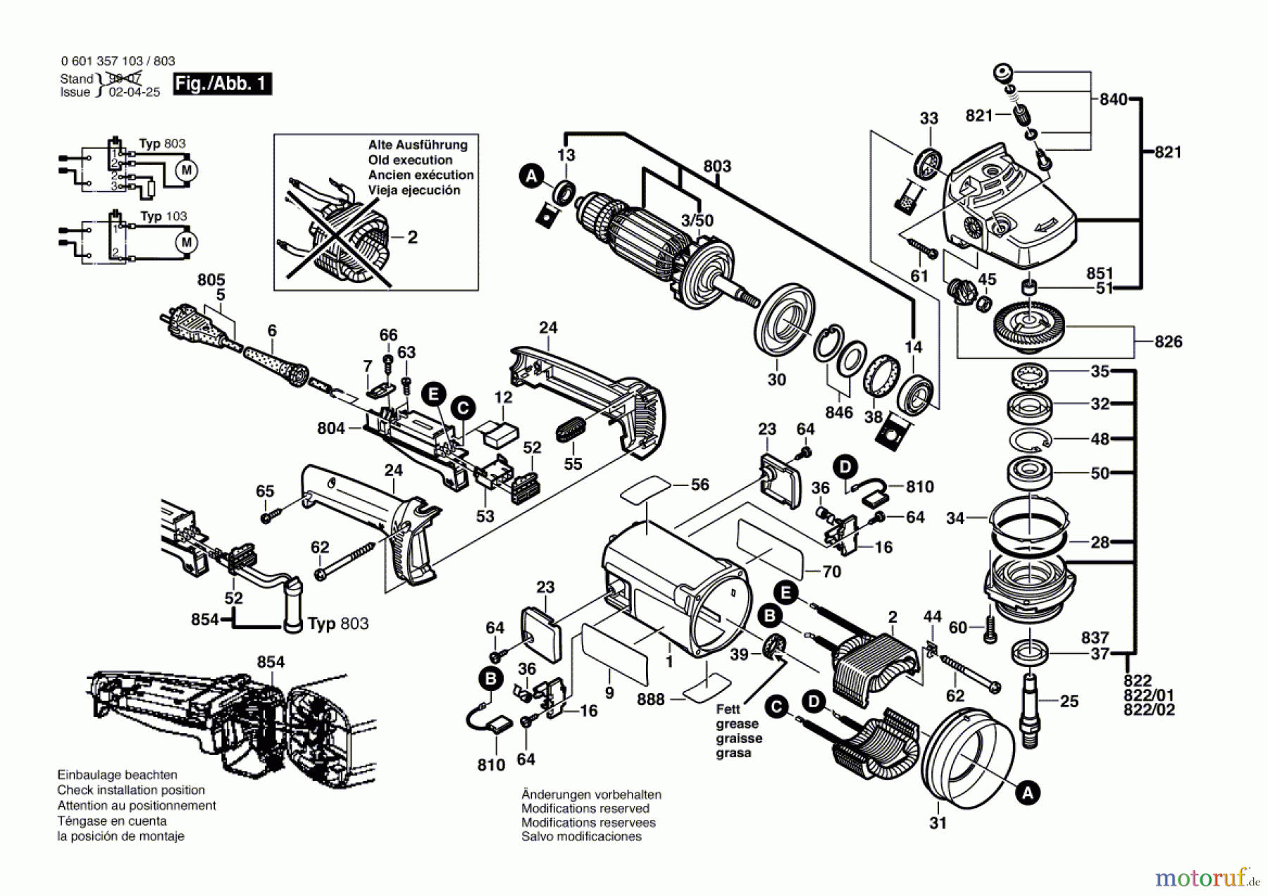  Bosch Werkzeug Winkelschleifer GWS 21-230 Seite 1