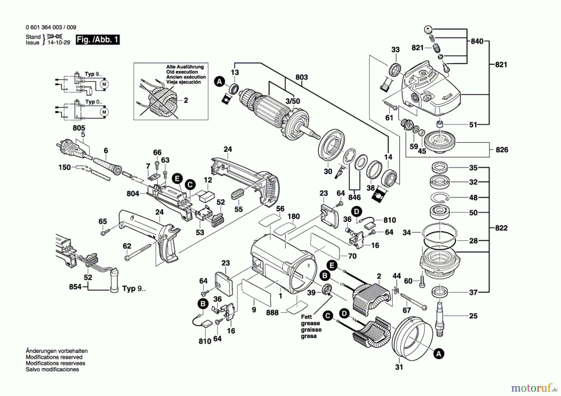  Bosch Werkzeug Winkelschleifer GWS 24-300 I Seite 1