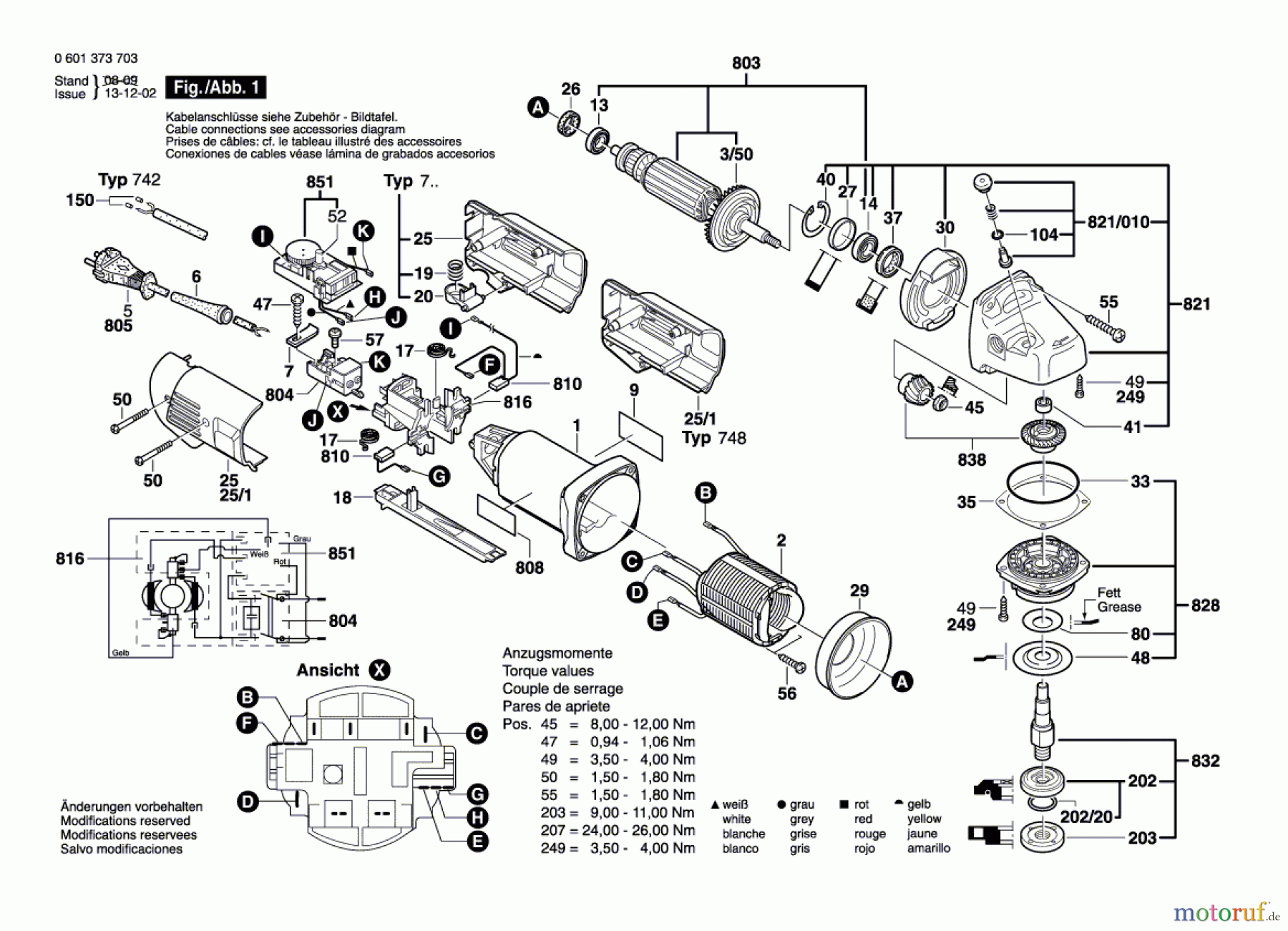  Bosch Werkzeug Betonschleifer GBR 14 C Seite 1