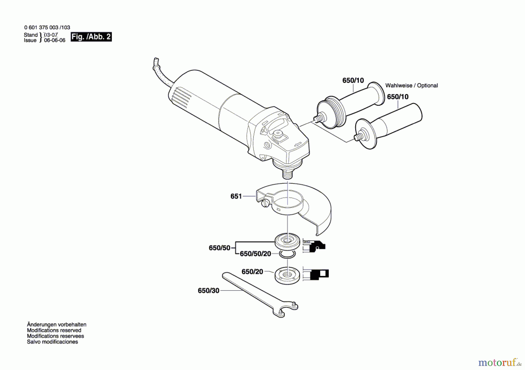  Bosch Werkzeug Winkelschleifer EHS 6-115 Seite 2