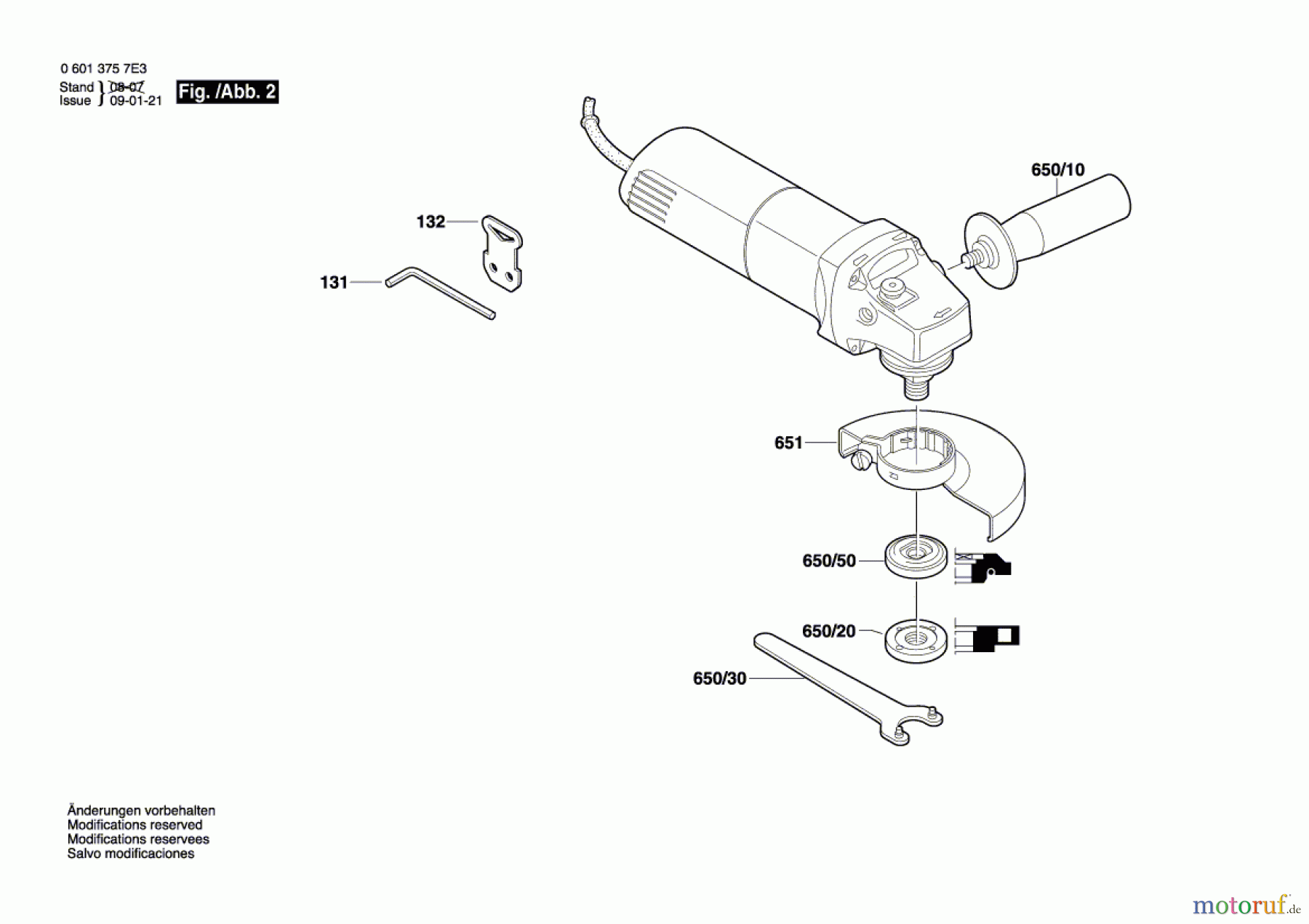  Bosch Werkzeug Winkelschleifer GWS 6-100 E Seite 2