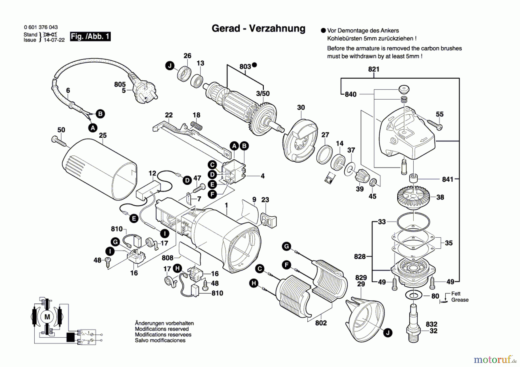  Bosch Werkzeug Winkelschleifer GWS 580 Seite 1
