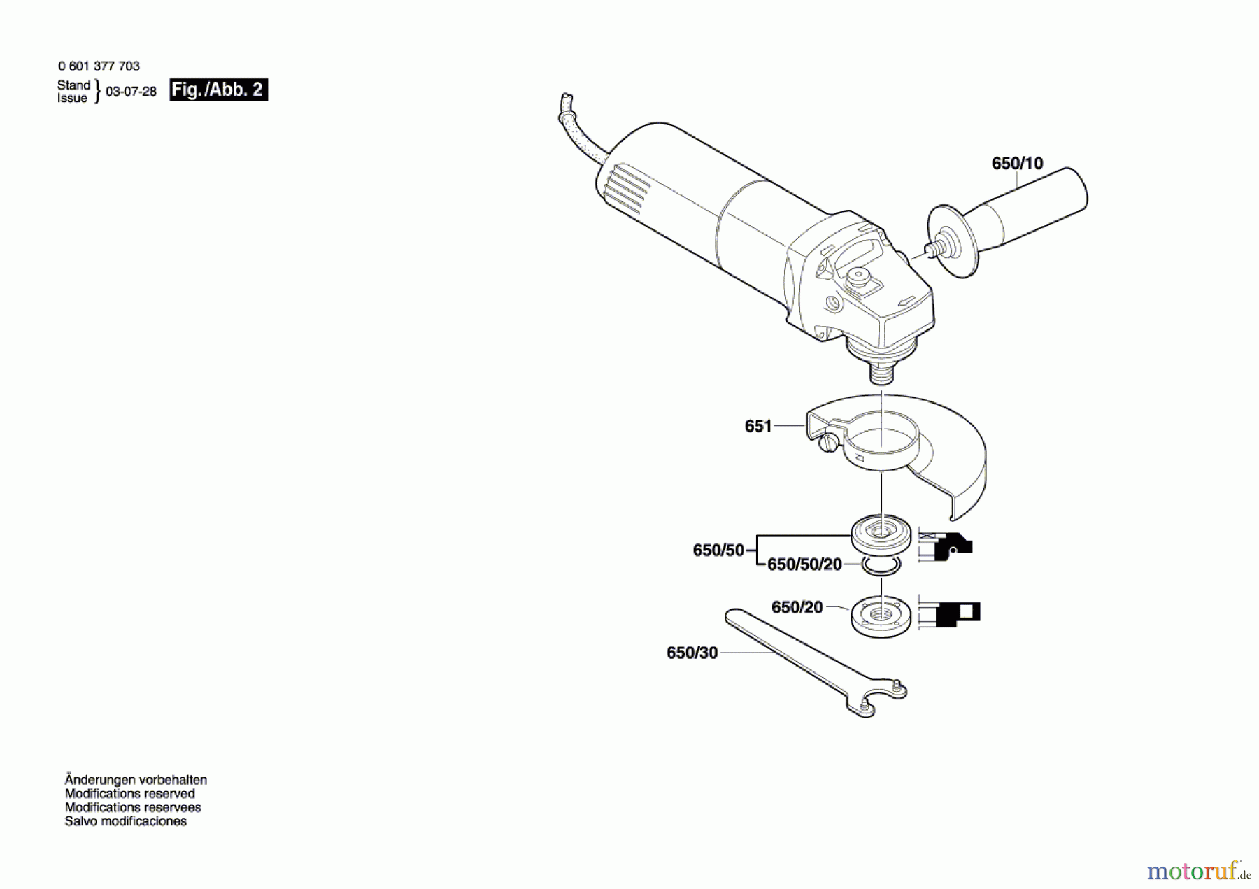  Bosch Werkzeug Winkelschleifer GWS 850 CE Seite 2