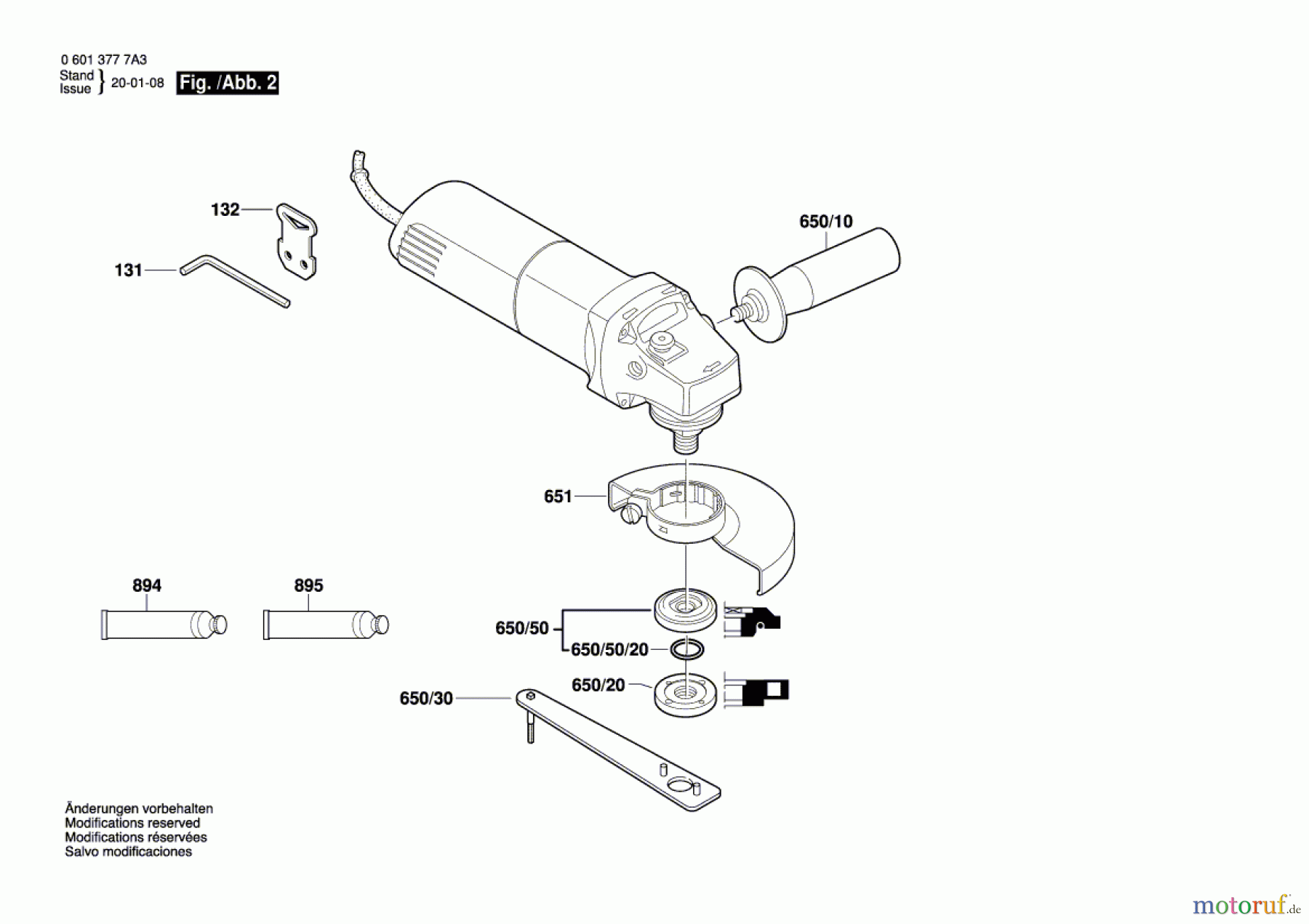  Bosch Werkzeug Winkelschleifer GWS 780 C Seite 2