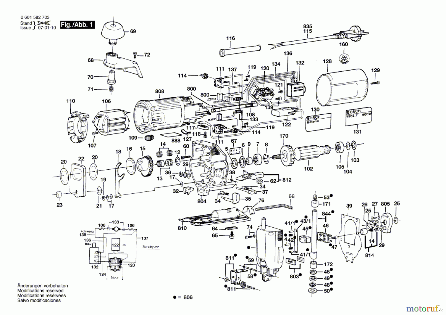  Bosch Werkzeug Stichsäge ---- Seite 1