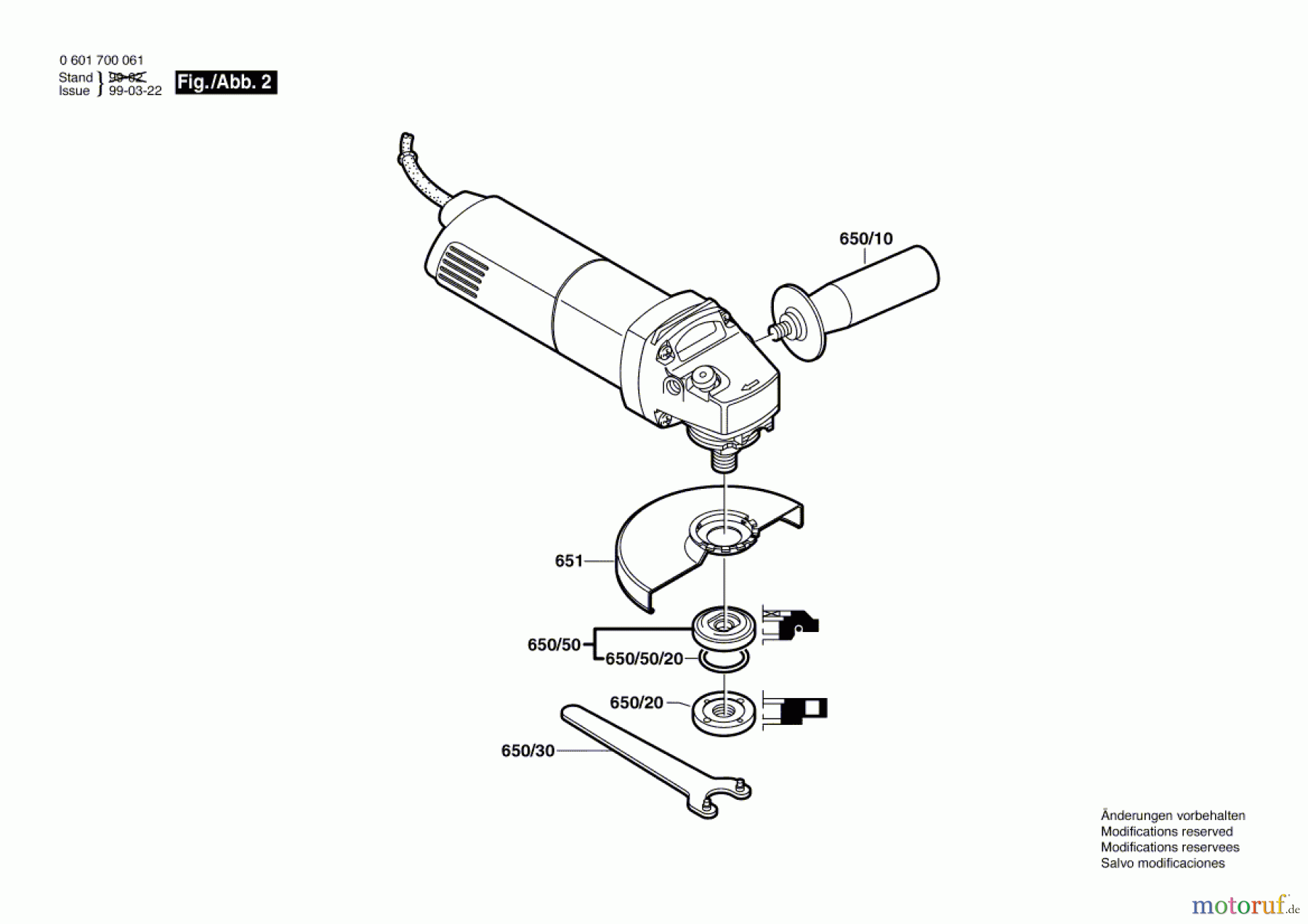  Bosch Werkzeug Winkelschleifer A-115 Seite 2