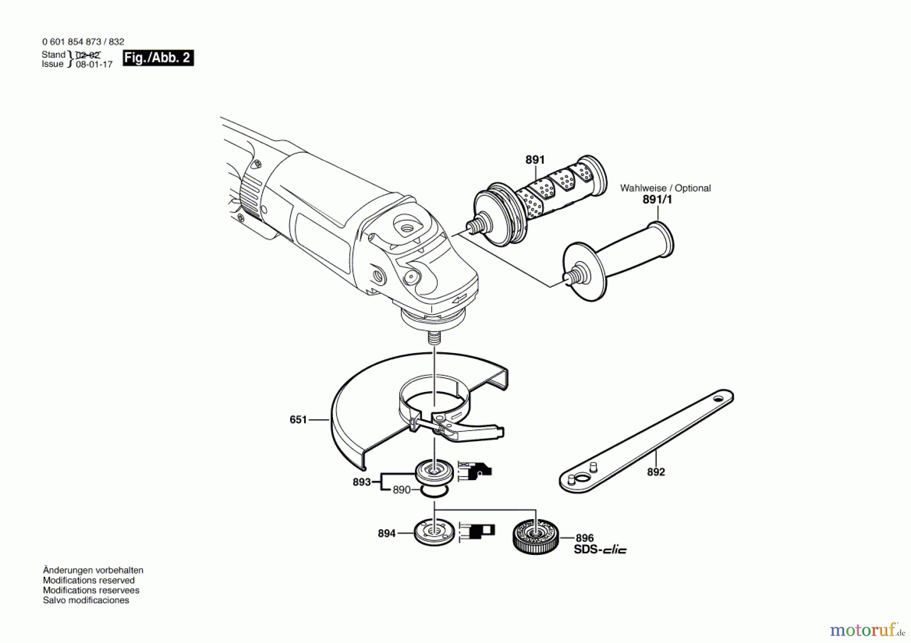  Bosch Werkzeug Winkelschleifer GWS 24-230 JB Seite 2