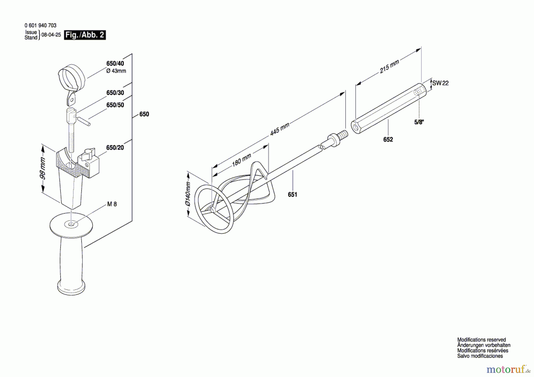  Bosch Werkzeug Rührwerk GRW 11 E Seite 2