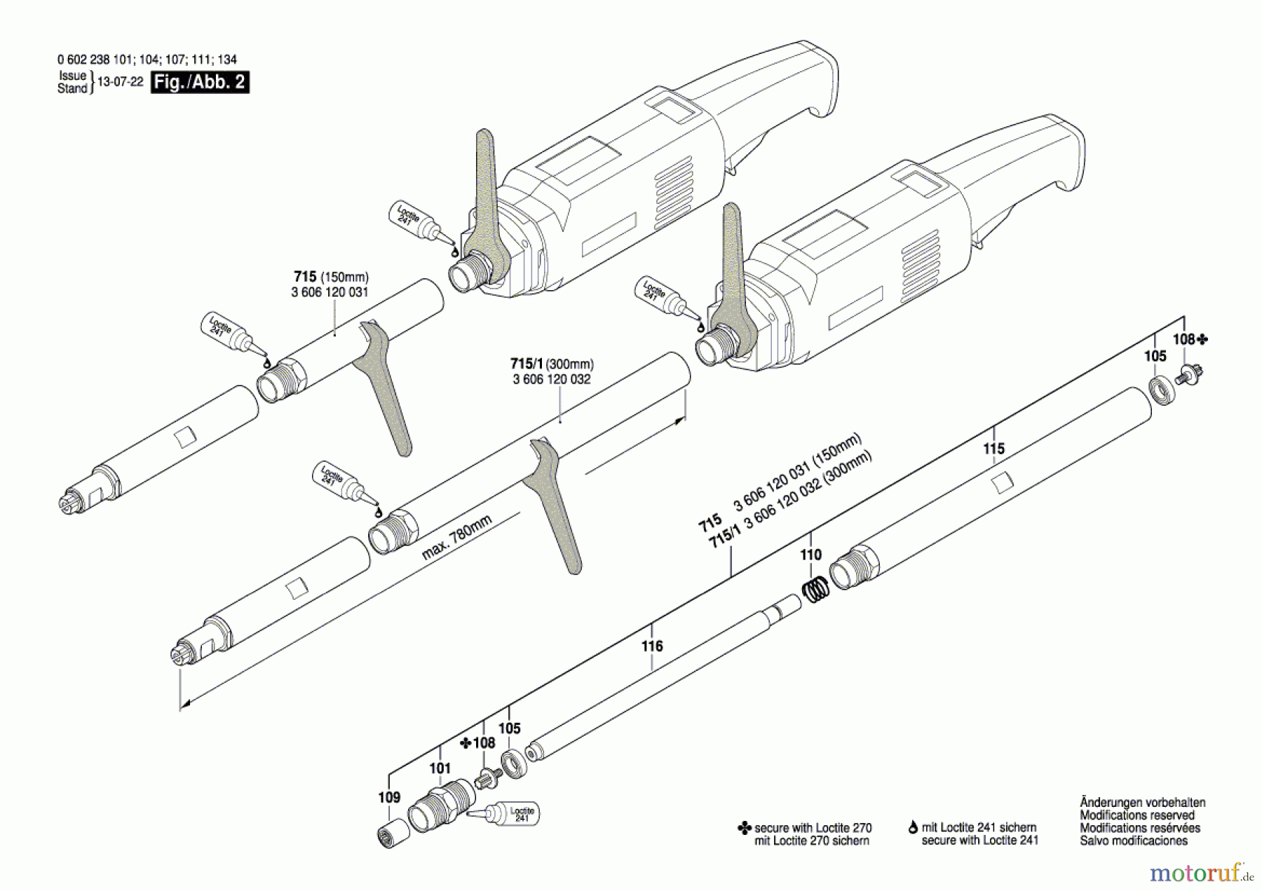  Bosch Werkzeug Hf-Geradschleifer GERADSCHLEIFER ---- Seite 2