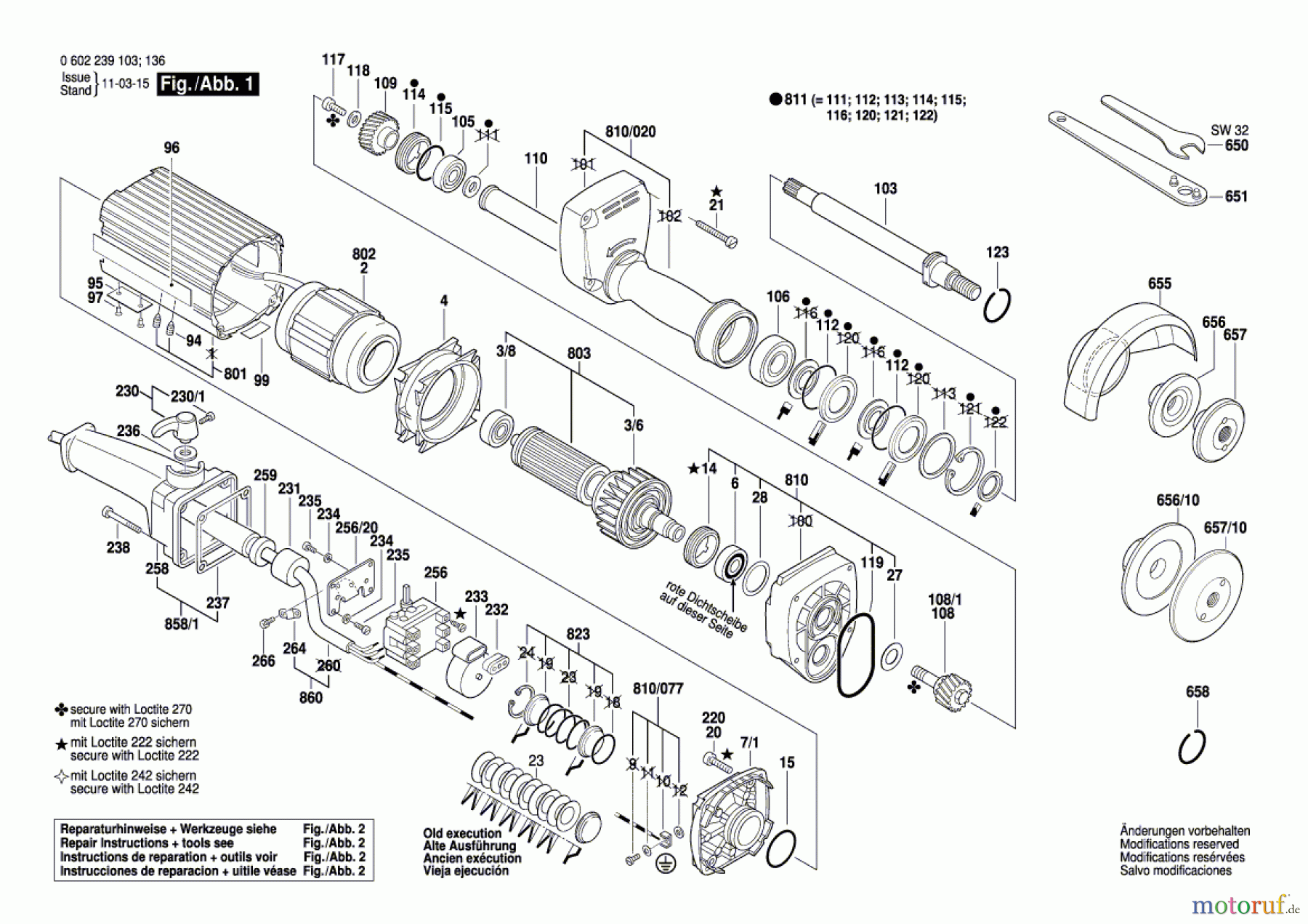  Bosch Werkzeug Hf-Geradschleifer GERADSCHLEIFER ---- Seite 1