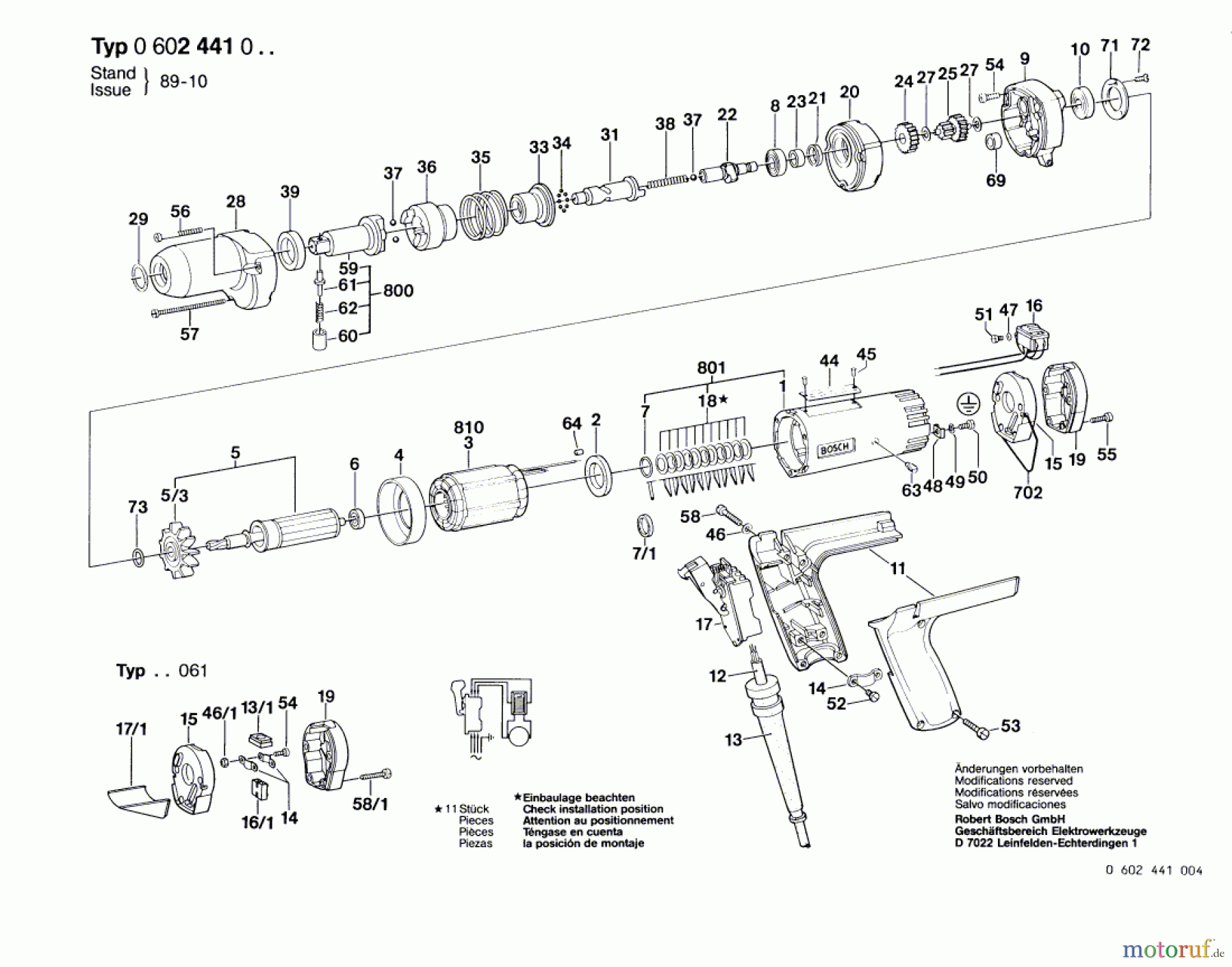  Bosch Werkzeug Schlagschrauber ---- Seite 1