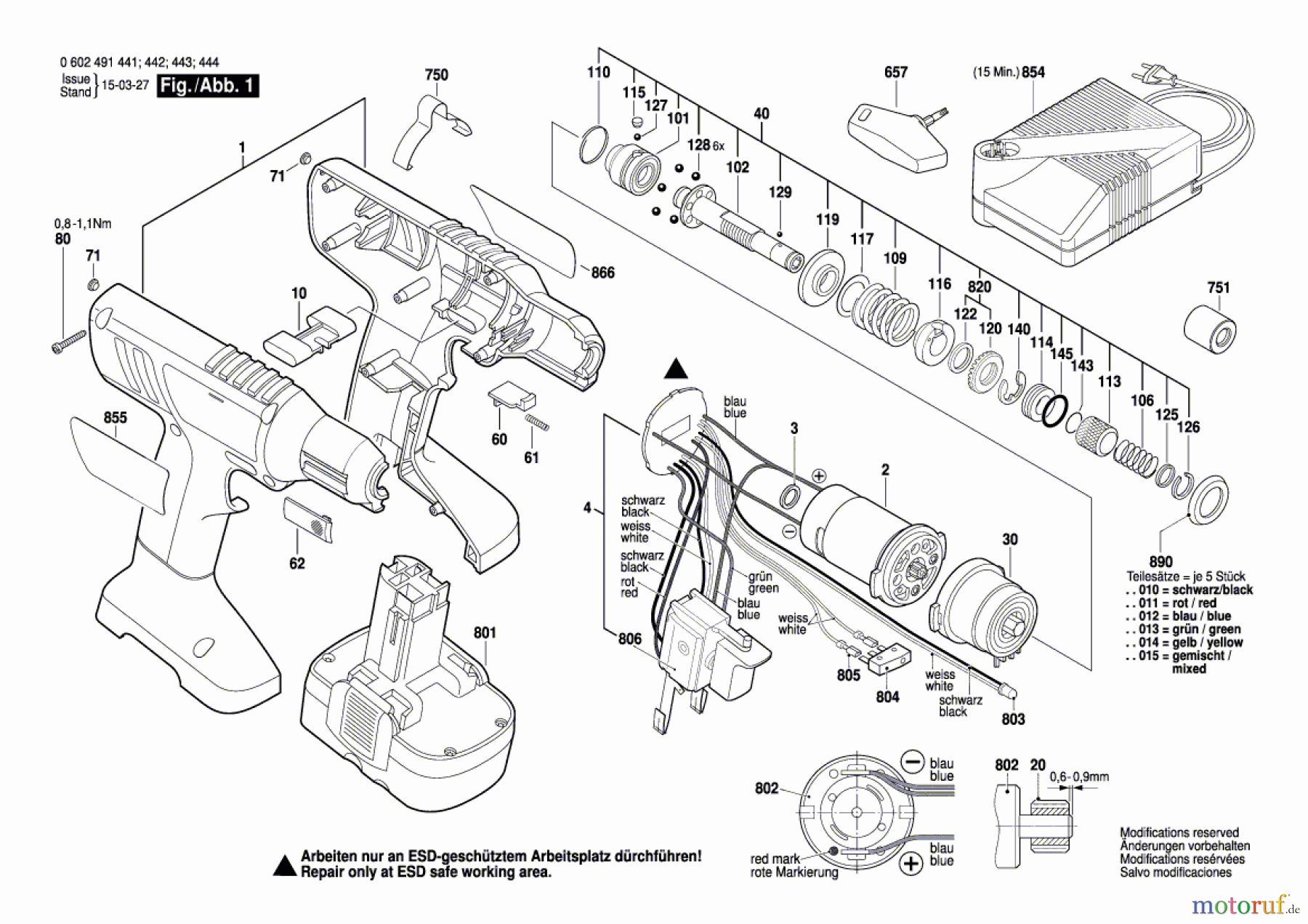  Bosch Akku Werkzeug Akku-Schrauber BT EXACT 8 Seite 1