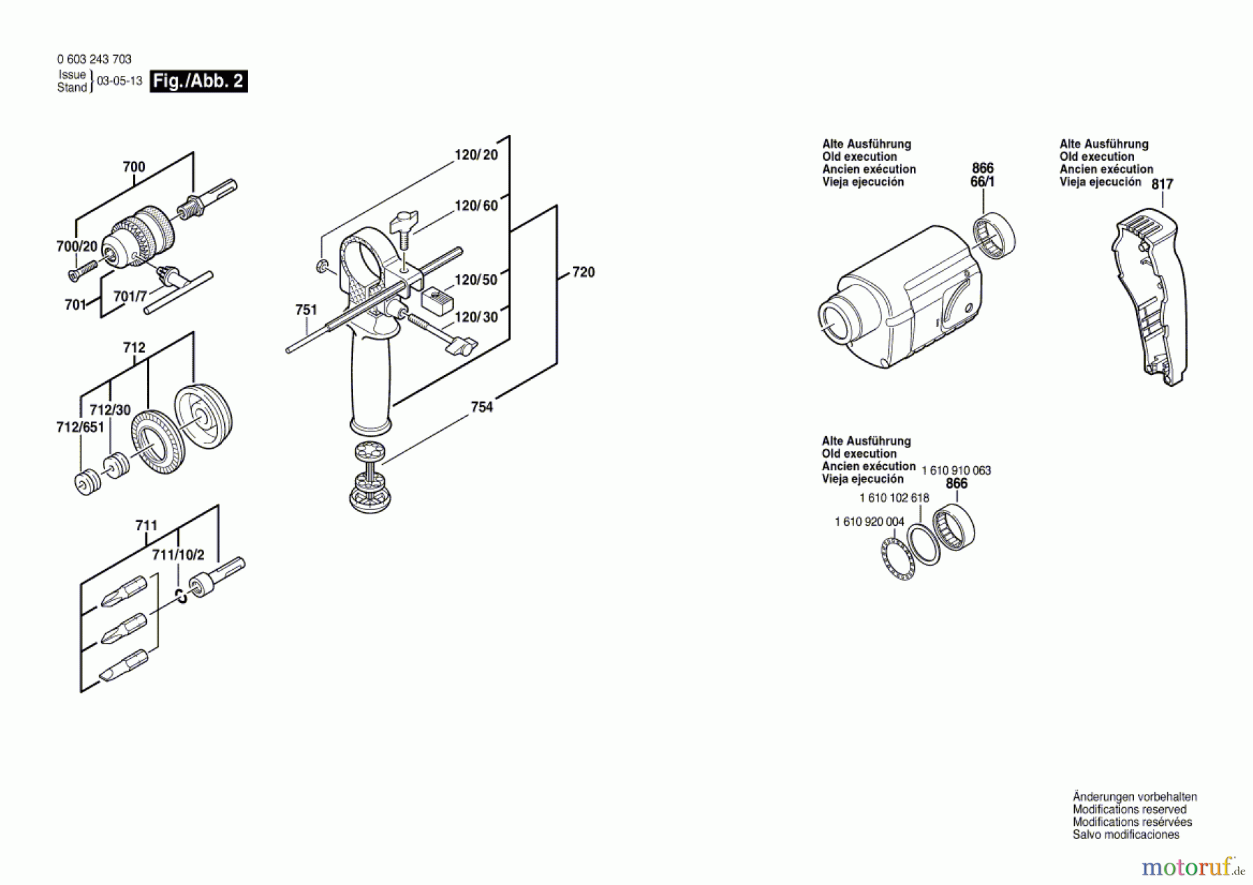  Bosch Werkzeug Gw-Bohrhammer PBH 14-E Seite 2
